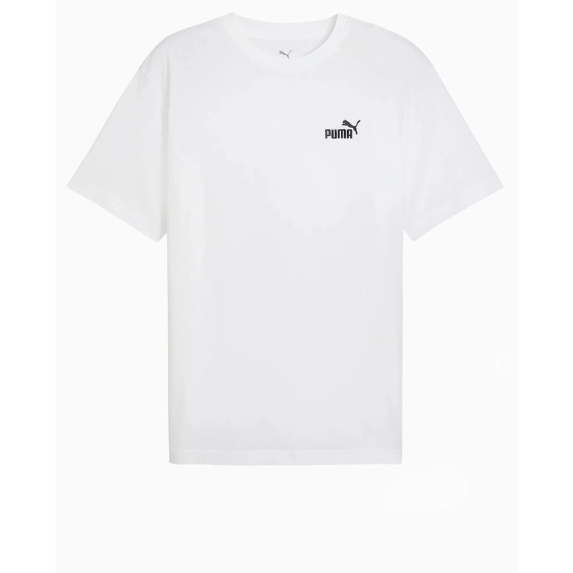 T-Shirt Puma Essentials Relaxed Small No. 1 Logo - ['White']