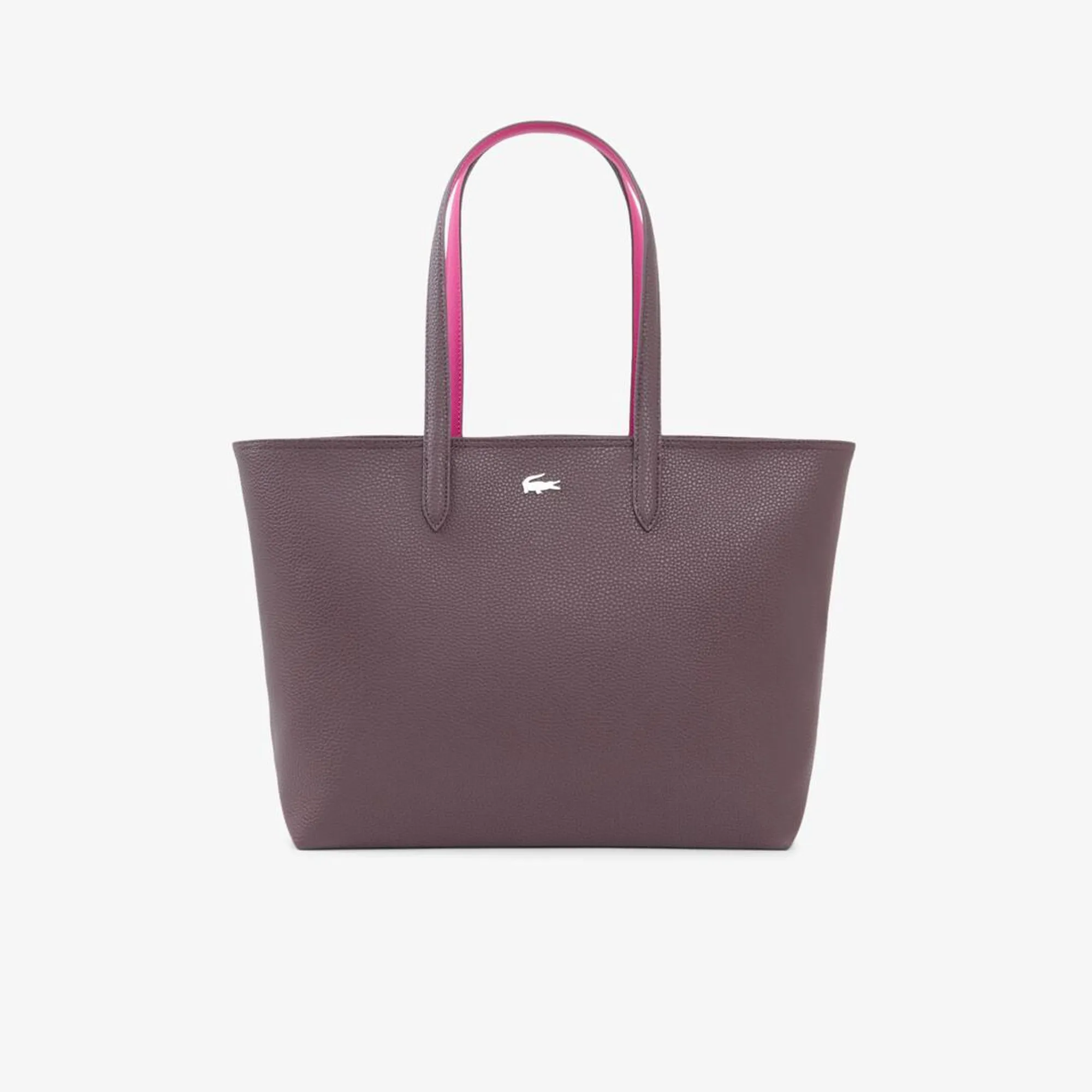 Lacoste Anna Zipped Tote - Oxalis Rubine