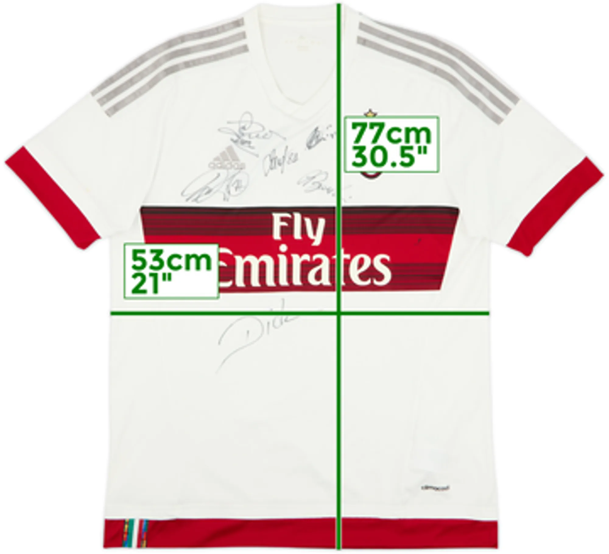 2015-16 AC Milan Signed Away Shirt - 6/10 - (L)