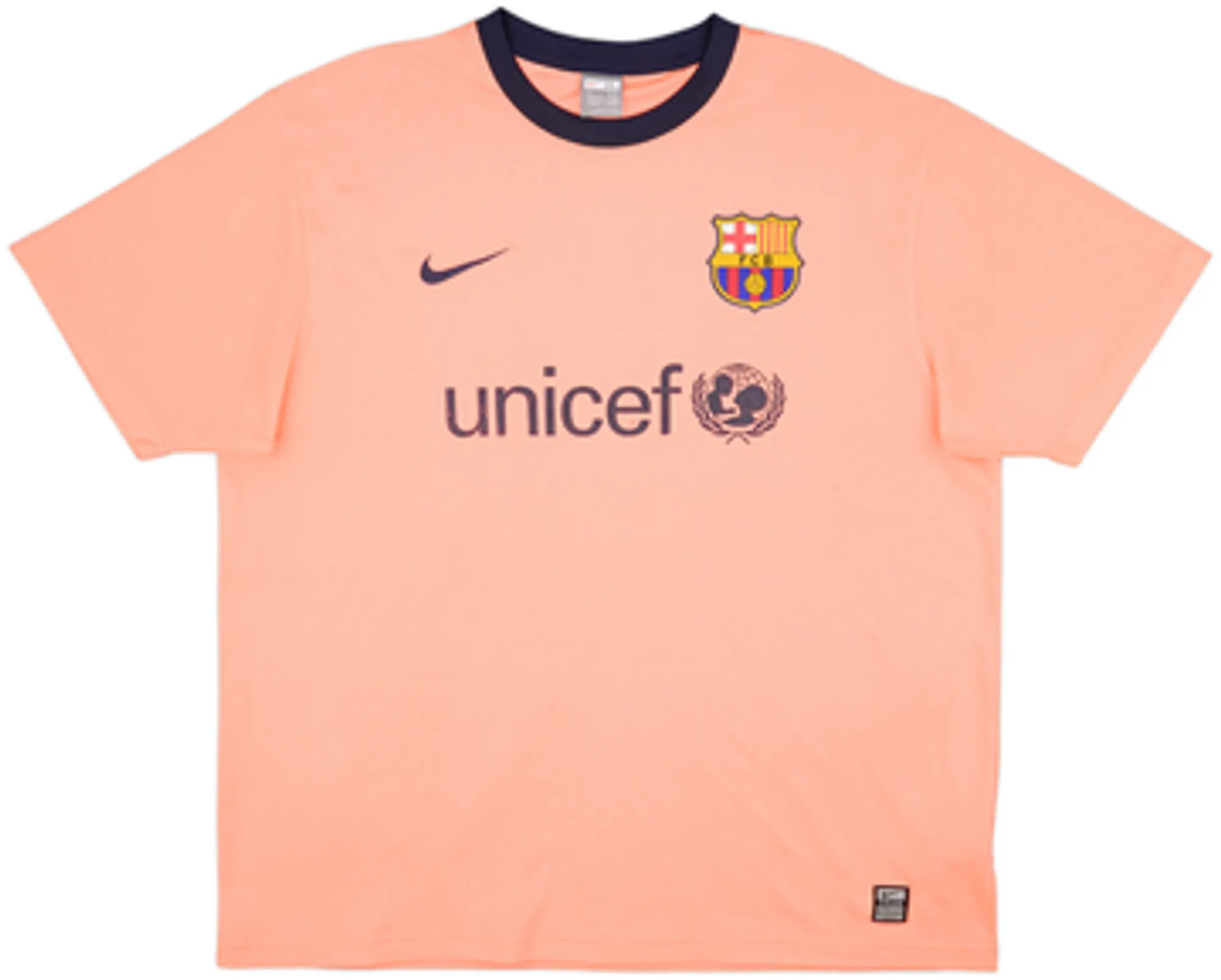 2009-10 Barcelona Basic Away Shirt Messi #10 - 6/10 - (XL)