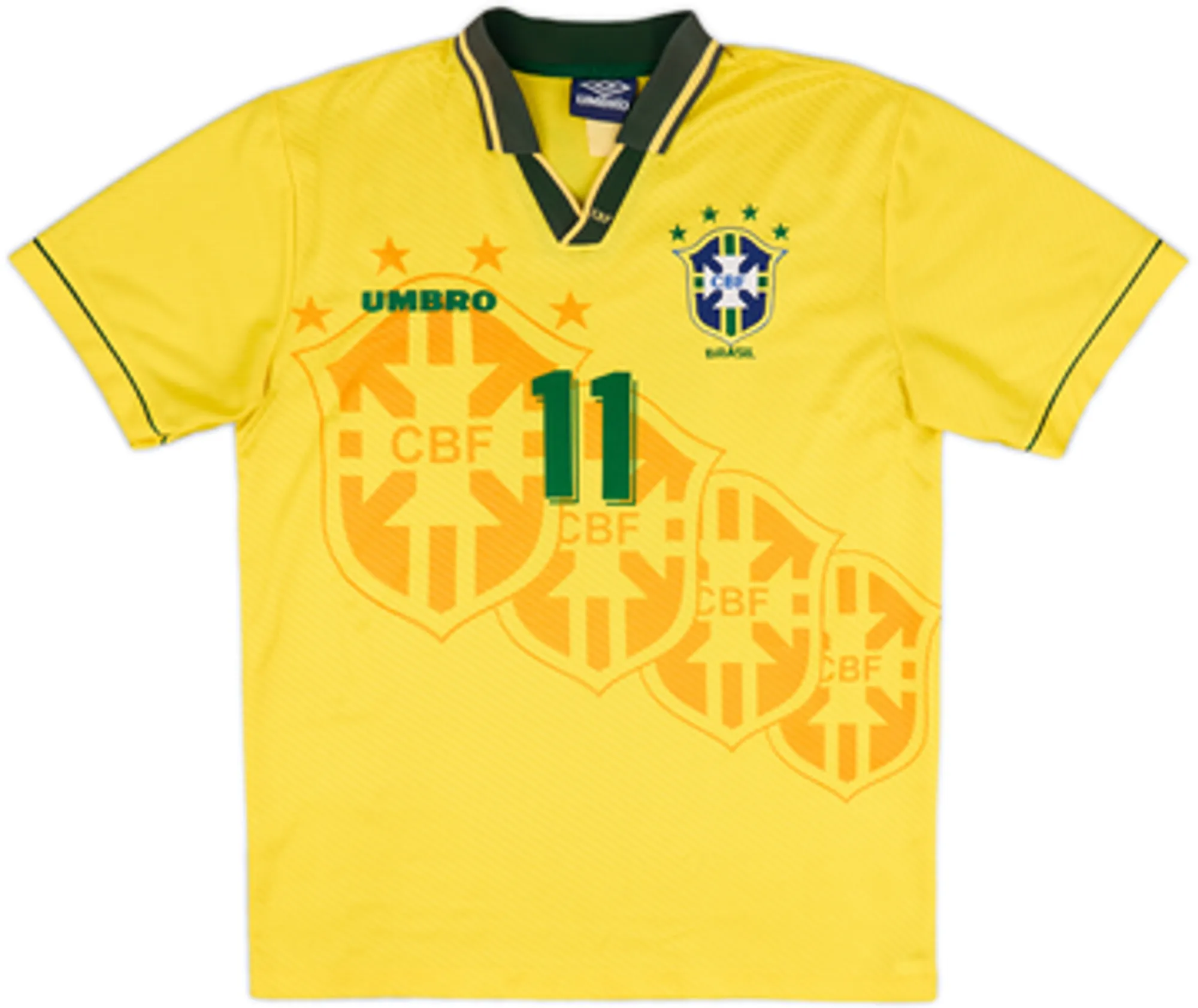 1994 Brazil Home Shirt Romario #11EL