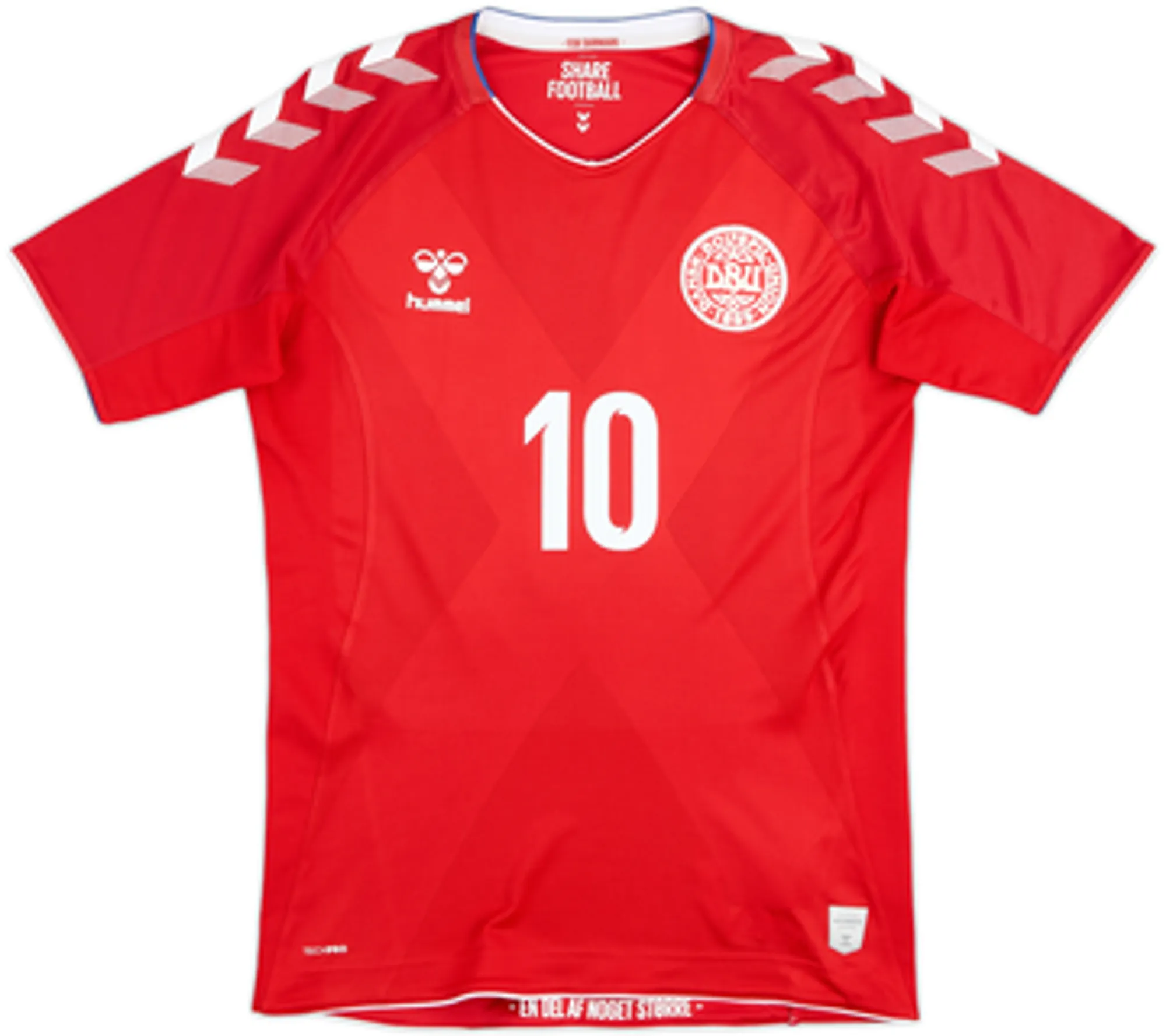 2018-19 Denmark Home Shirt Eriksen #10 - 10/10 - (S)