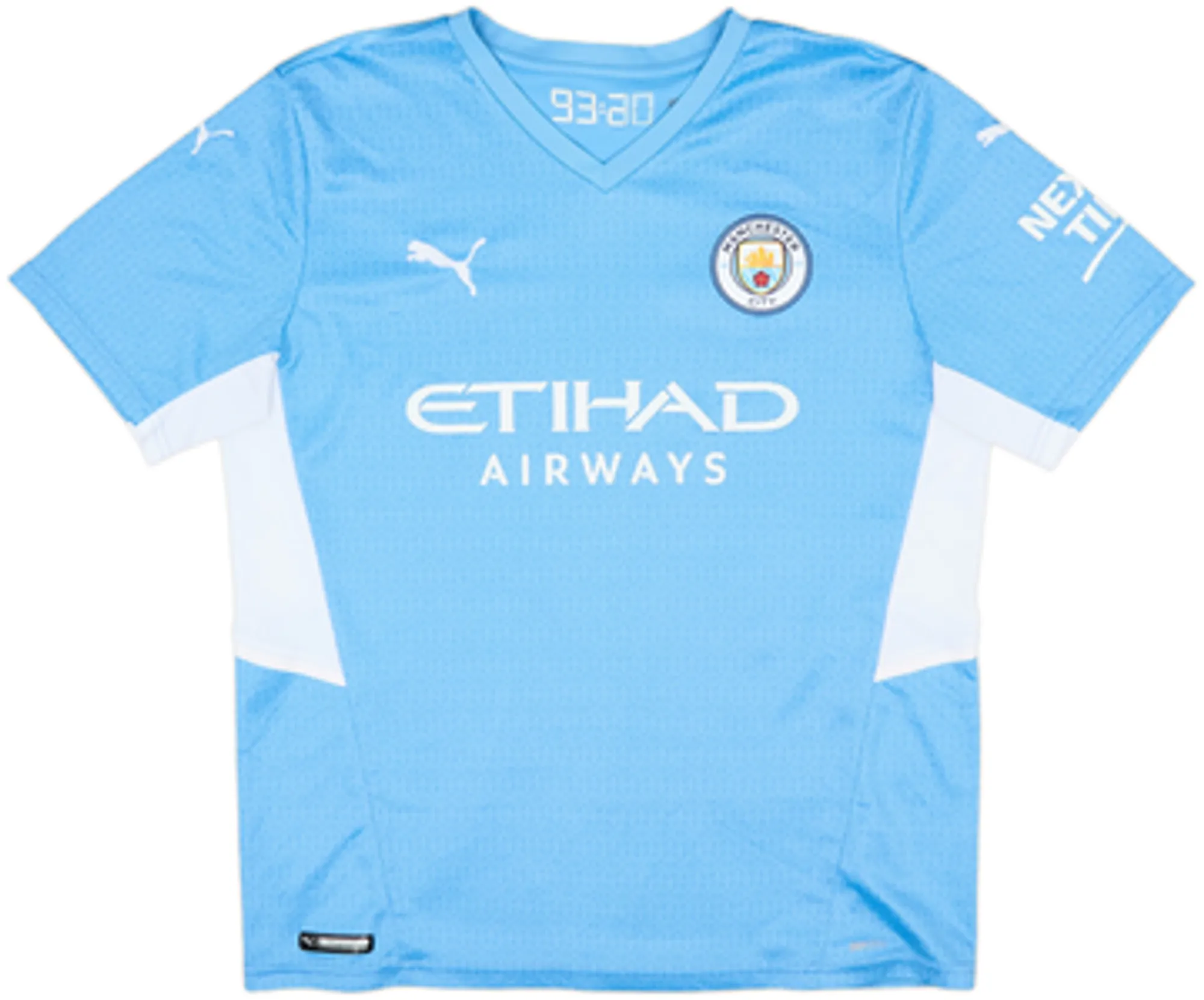 2021-22 Manchester City Home Shirt Bernardo #20 - 8/10 - (L)