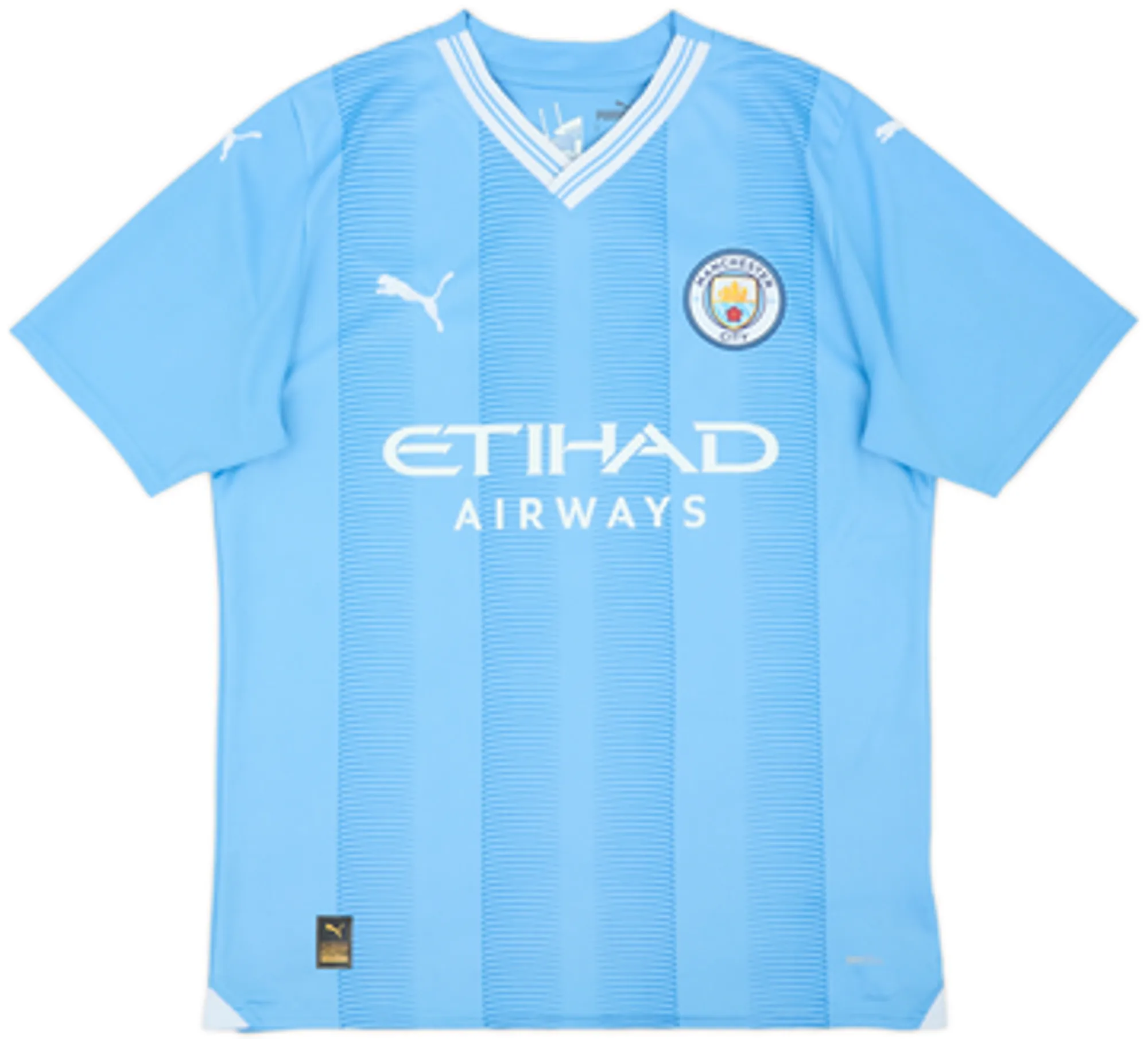 2023-24 Manchester City Home Shirt De Bruyne #17 - 9/10 - (M)