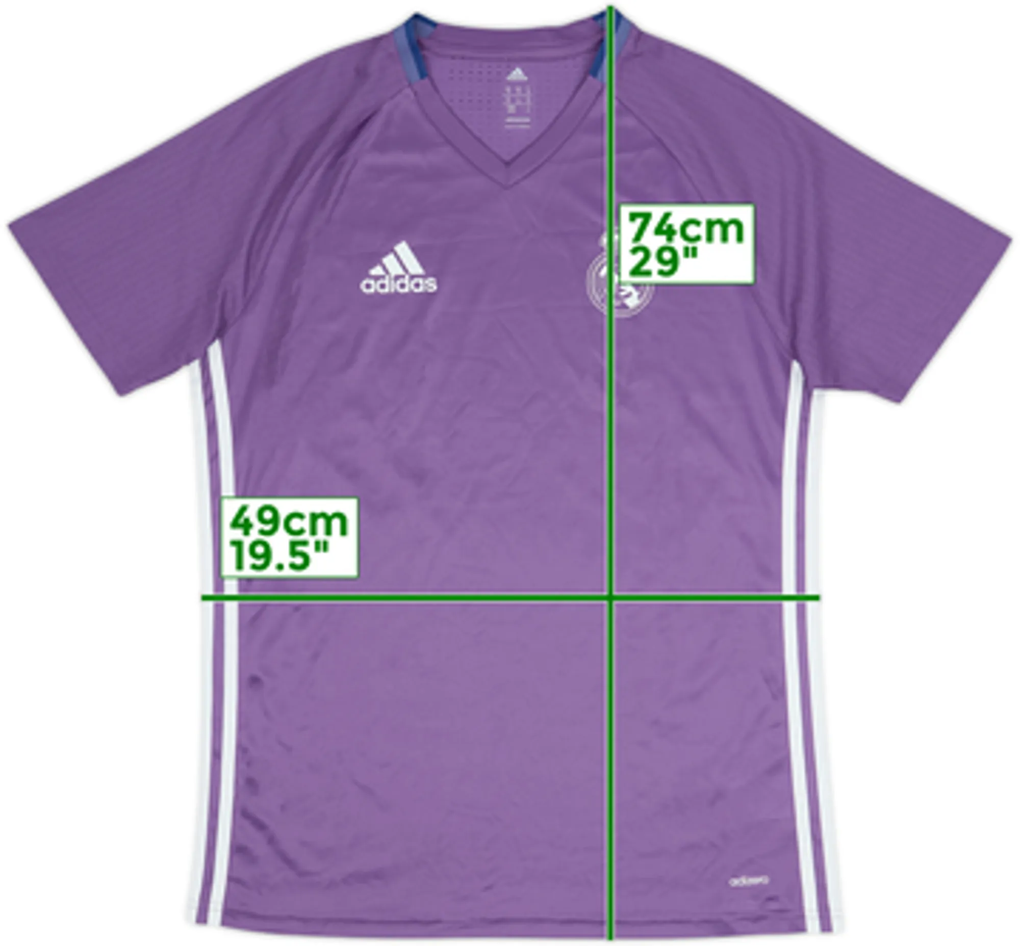 2016-17 Real Madrid adizero Training Shirt - 10/10 - (M)