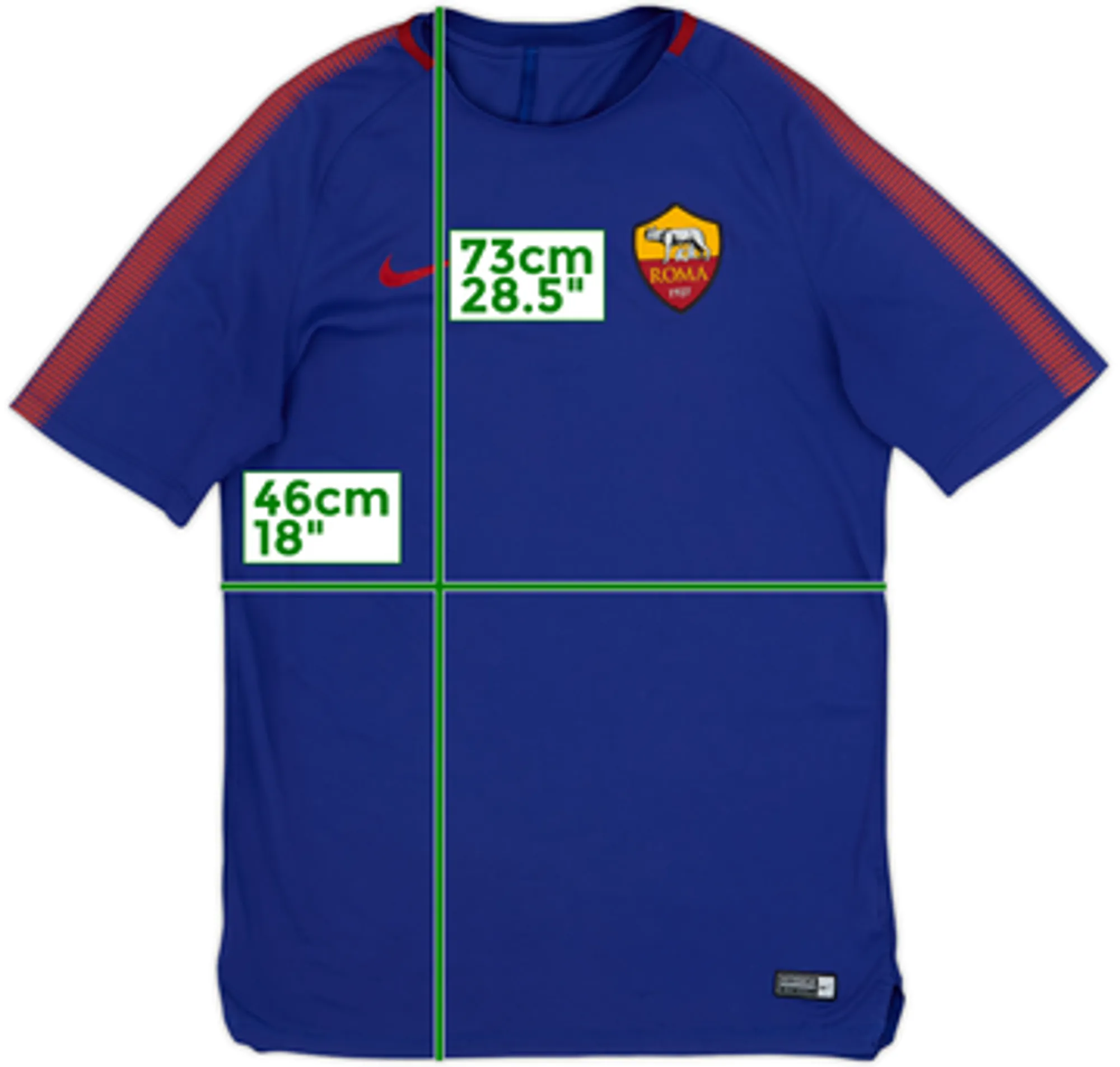 2017-18 Roma Nike Training Shirt - 5/10 - (M)