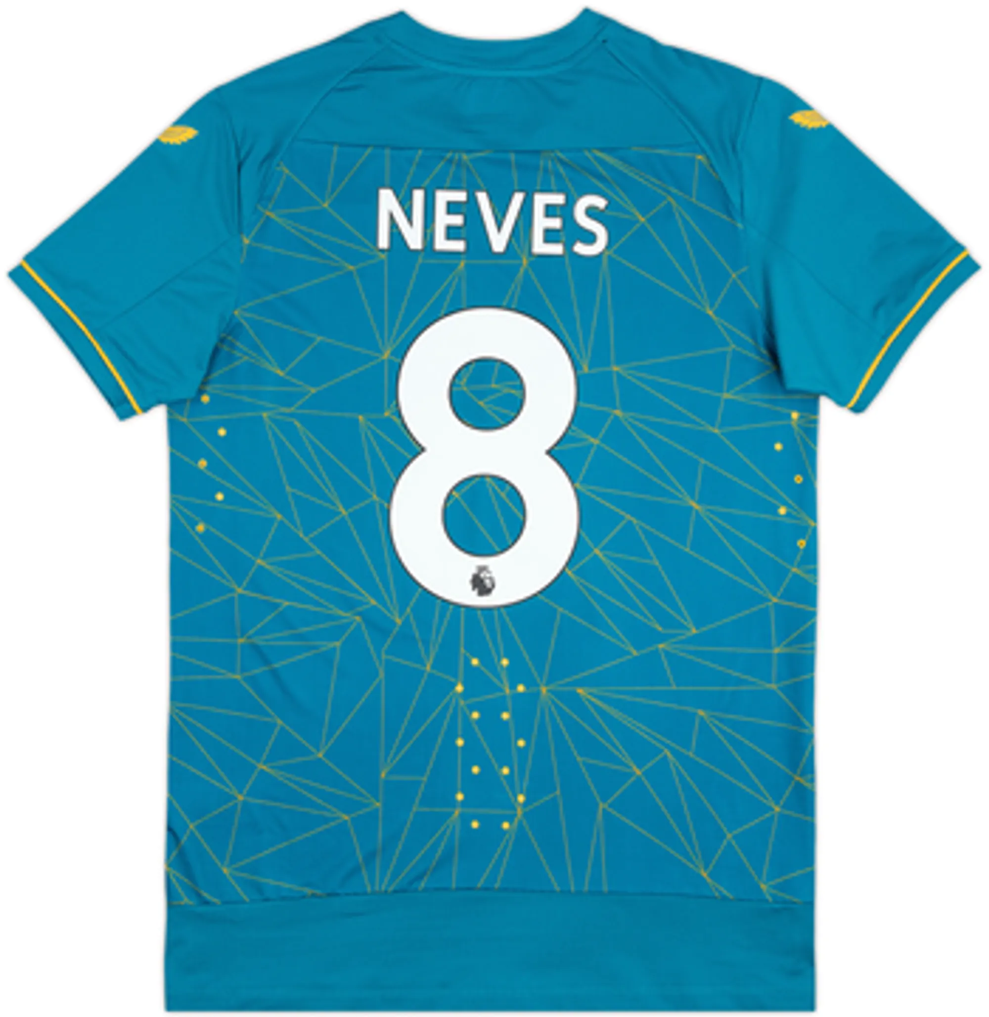 2022-23 Wolves Authentic Away Shirt Neves #8 - 10/10 - (S)