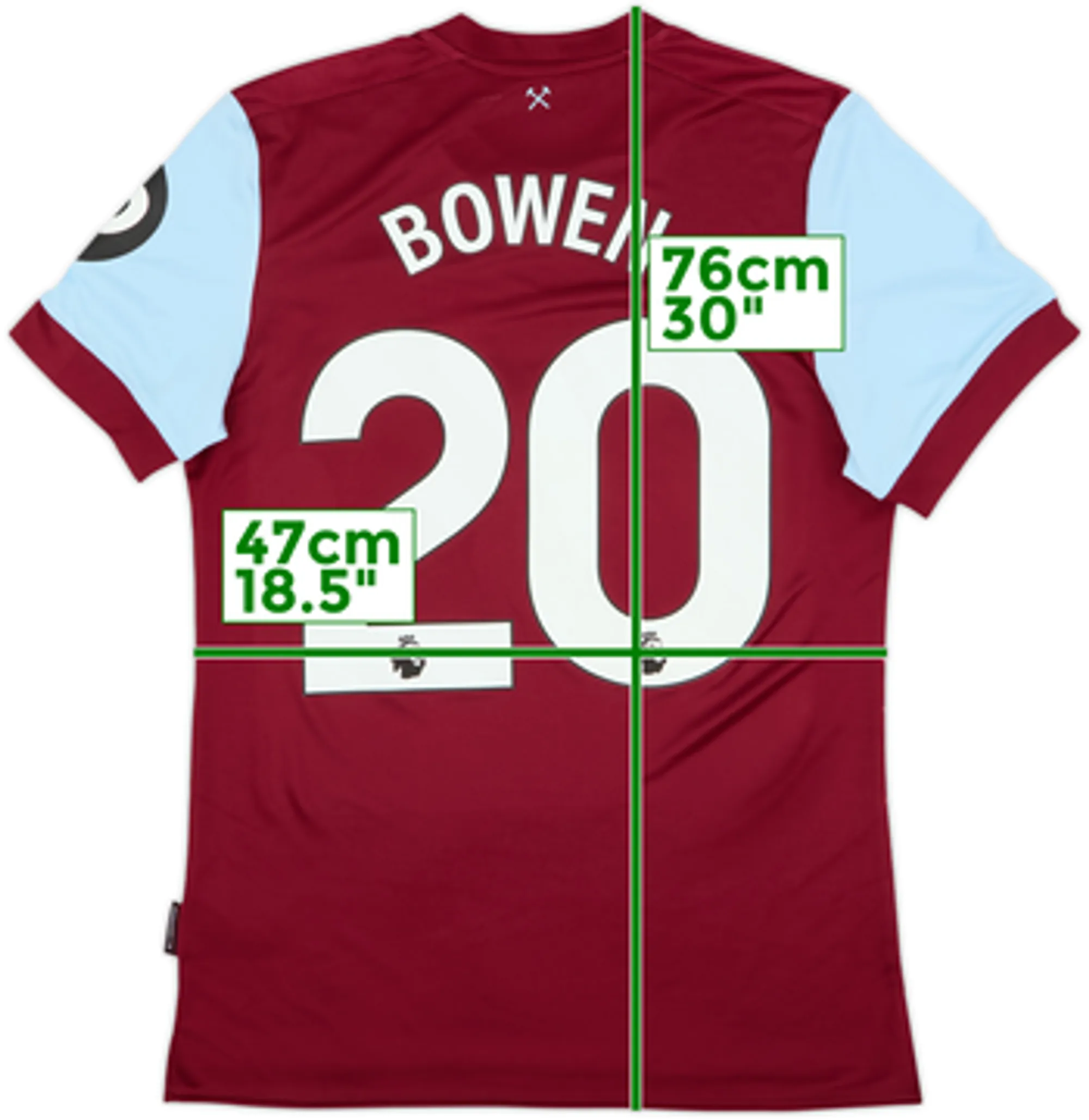2023-24 West Ham United Home Shirt Bowen #20 - 10/10 - (M)