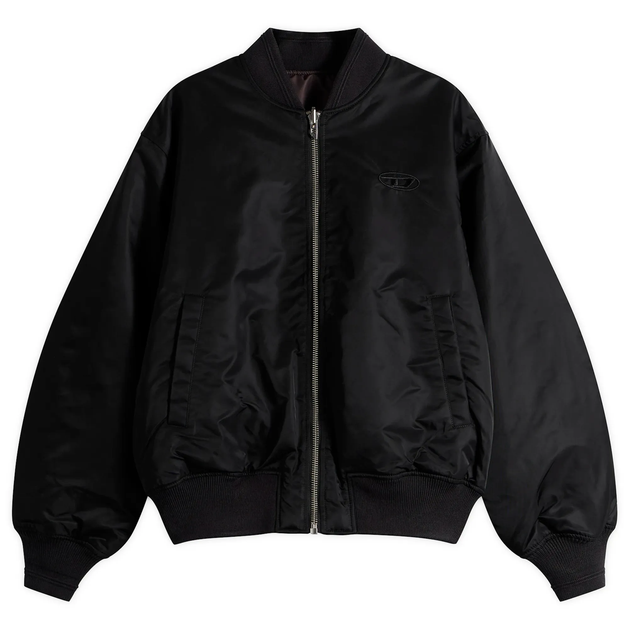 Diesel Men's Reversible Bomber Jacket Black