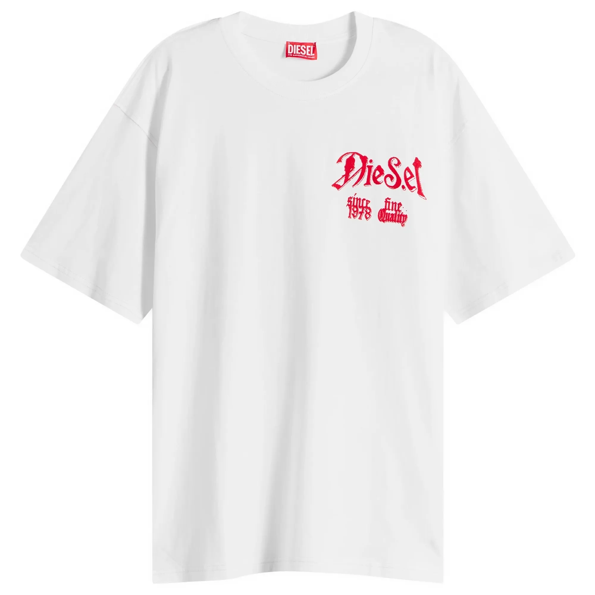 Diesel Men's Protection T-Shirt Bright White