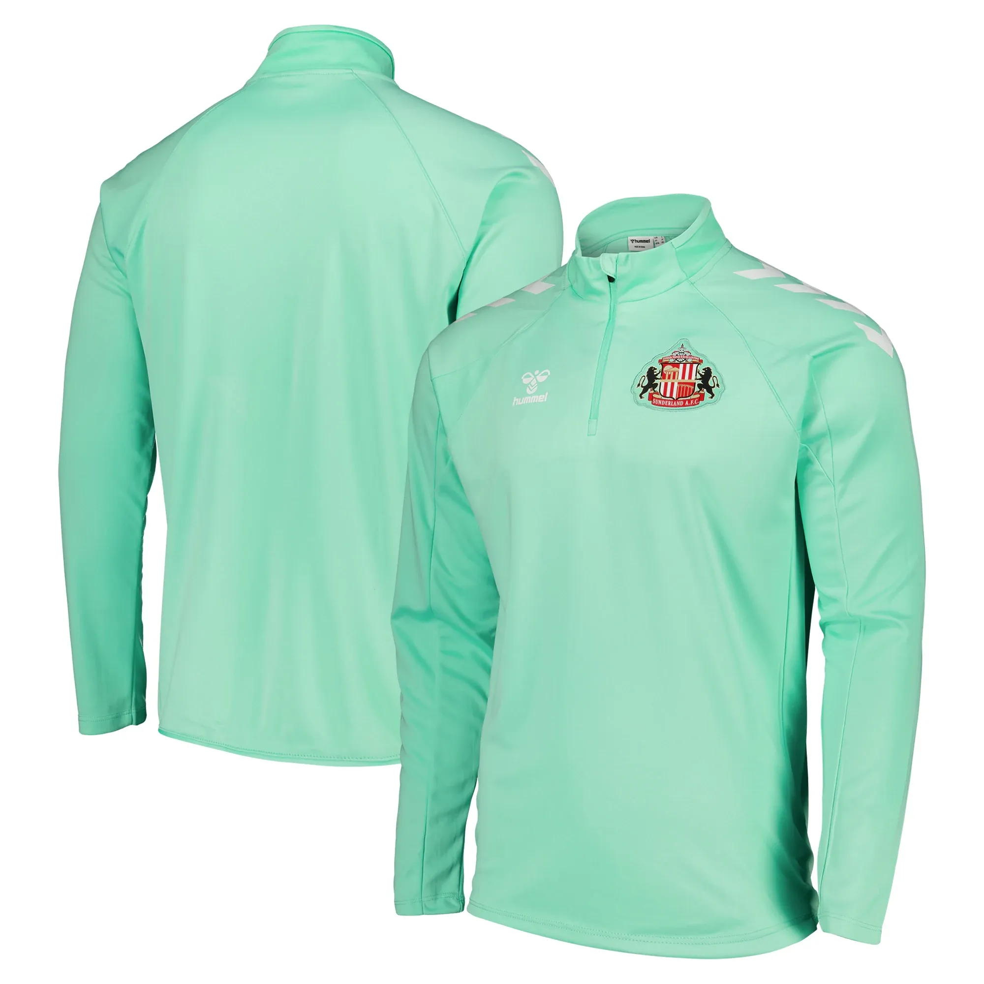 Sunderland Hummel Training Half Zip - Green
