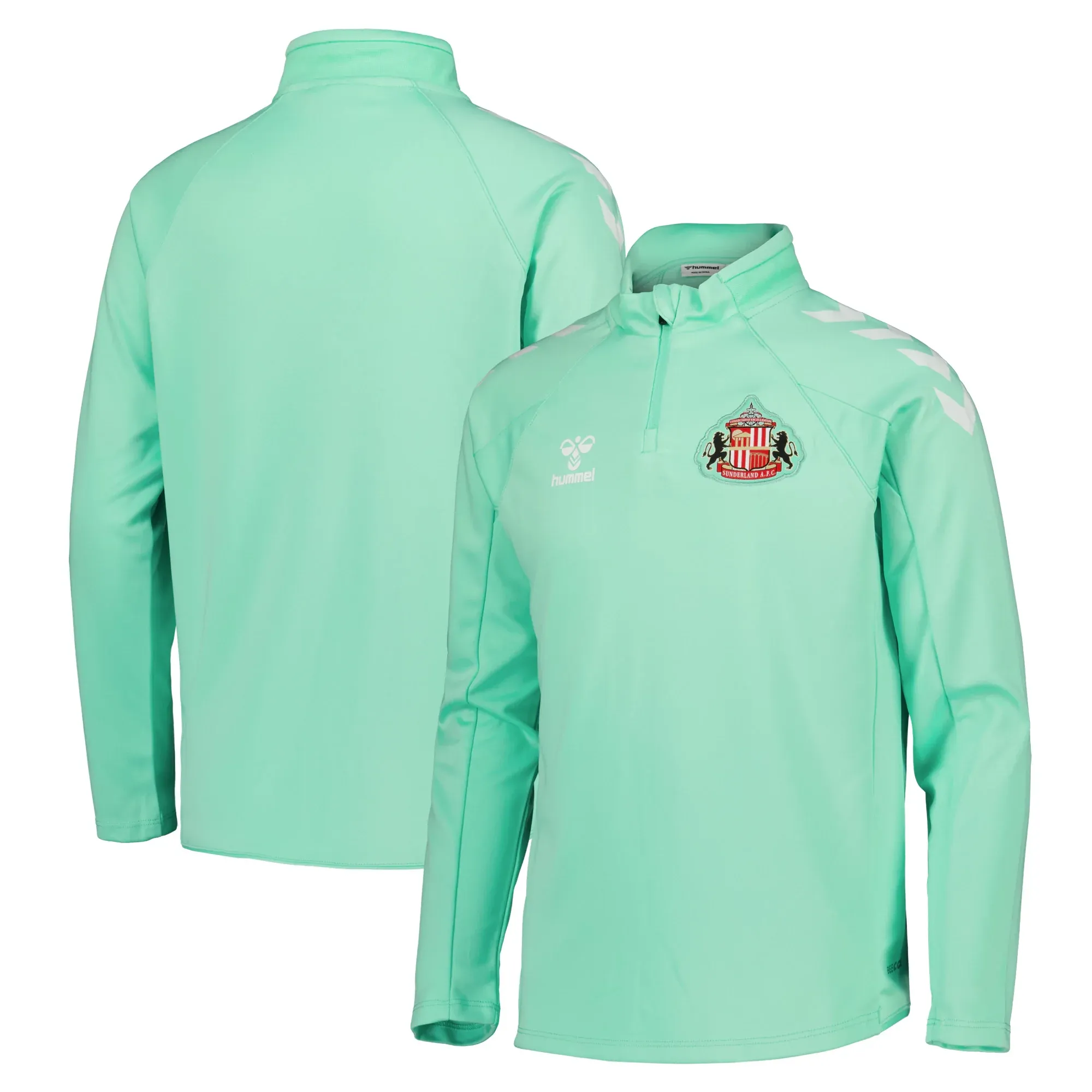 Sunderland Hummel Training Half Zip - Green - Kids