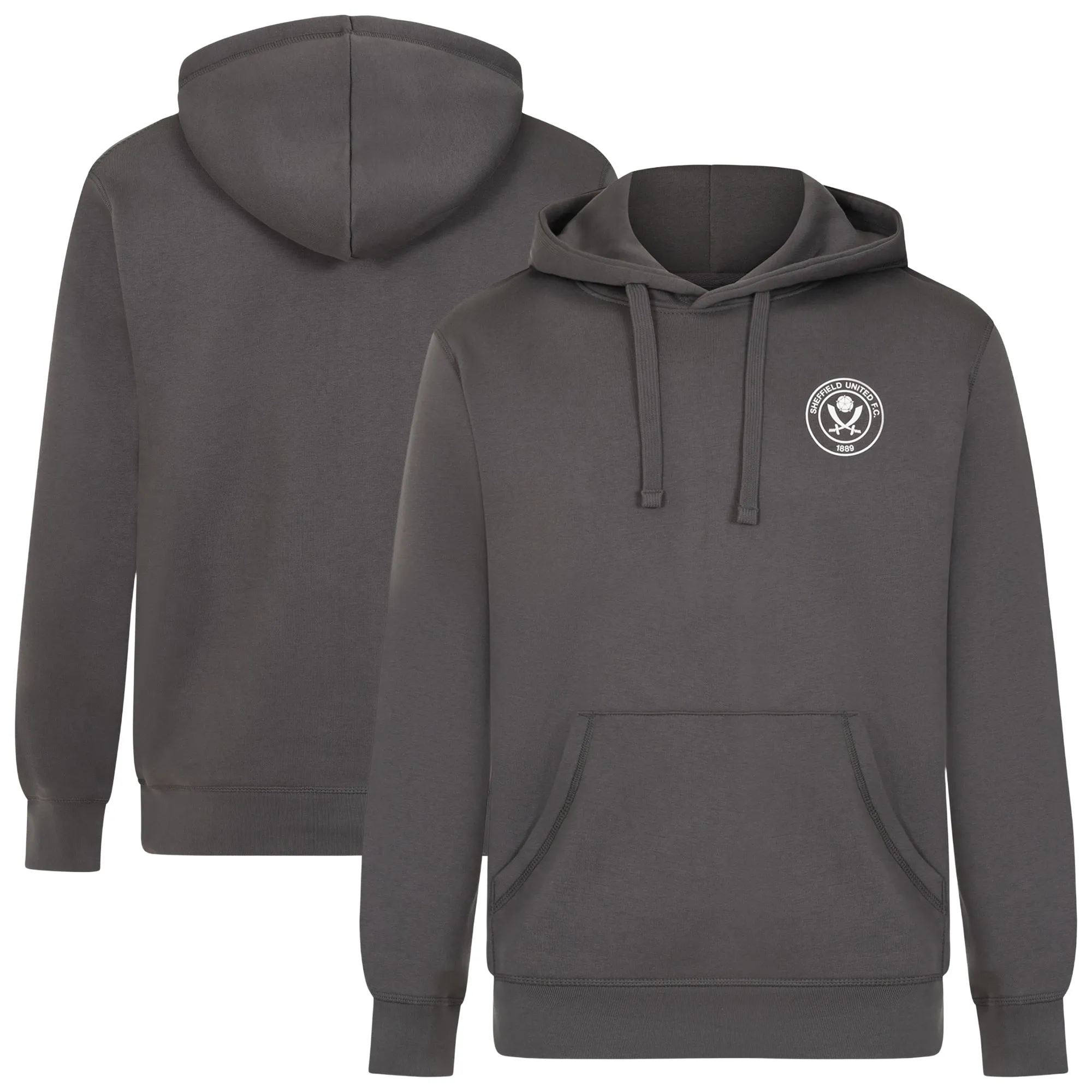 Sheffield United Crest Club Hoodie - Anthracite - Mens