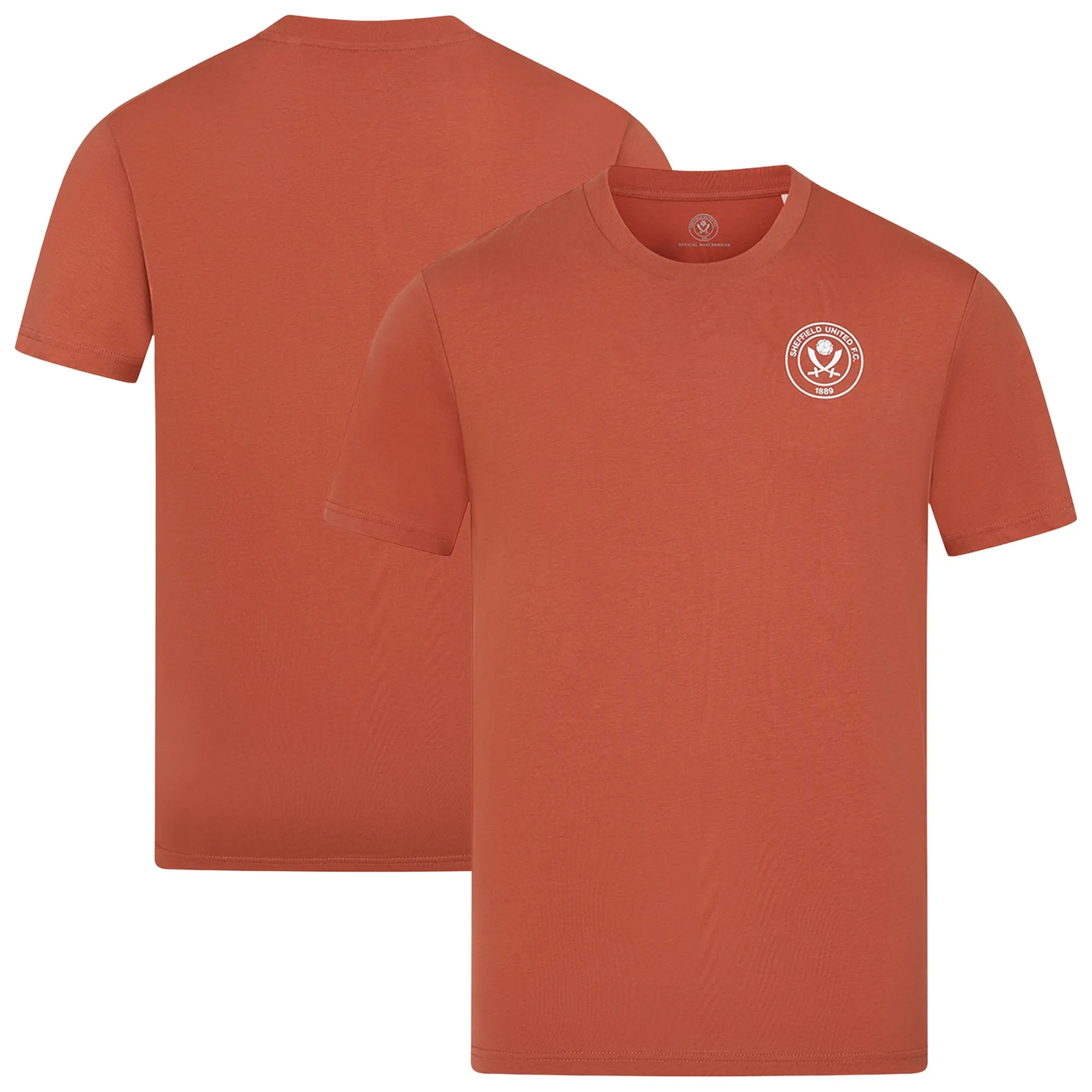 Sheffield United Crest Club T-Shirt  - Heritage Brown - Mens