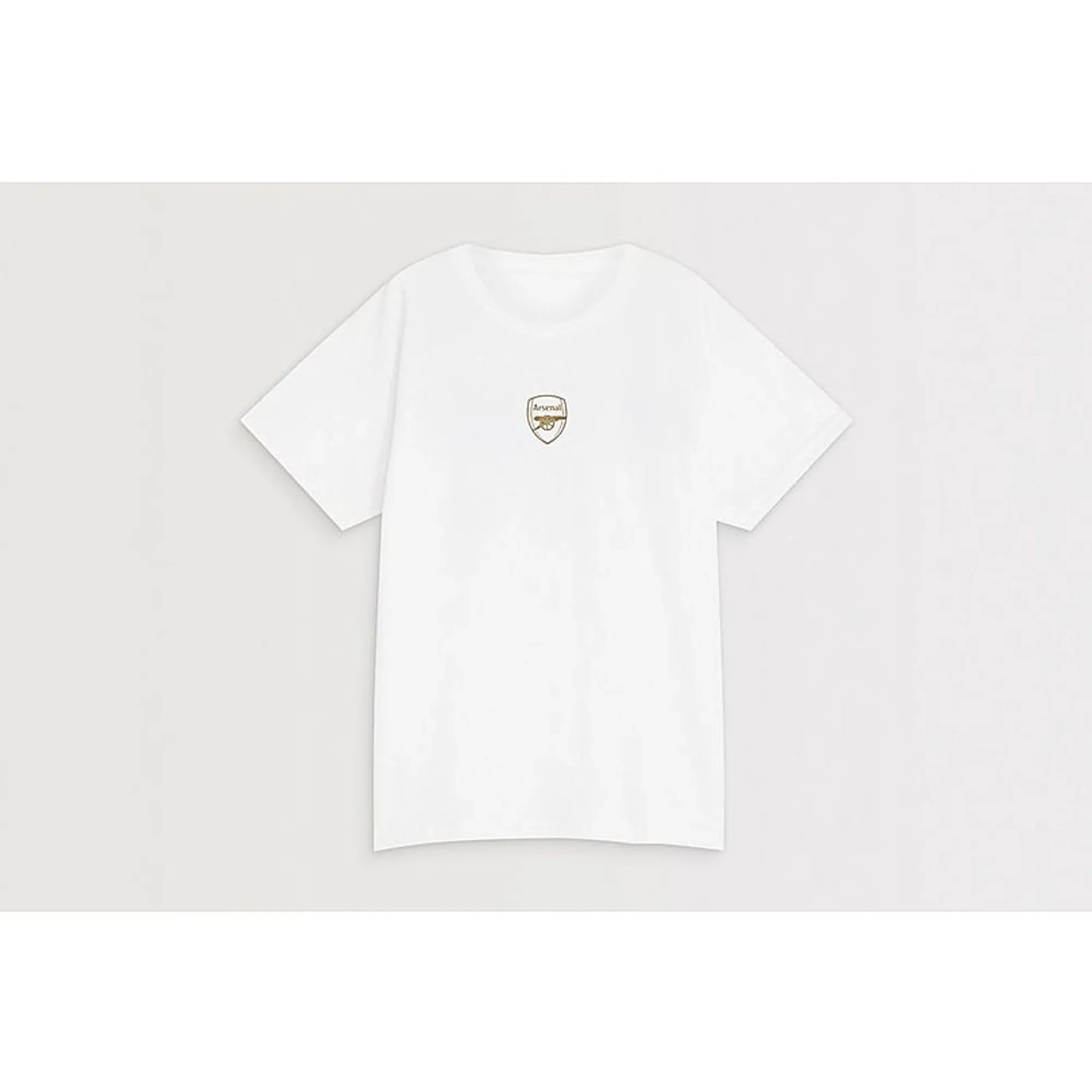 Arsenal Kids Champions 25/26 White SS Crew, White
