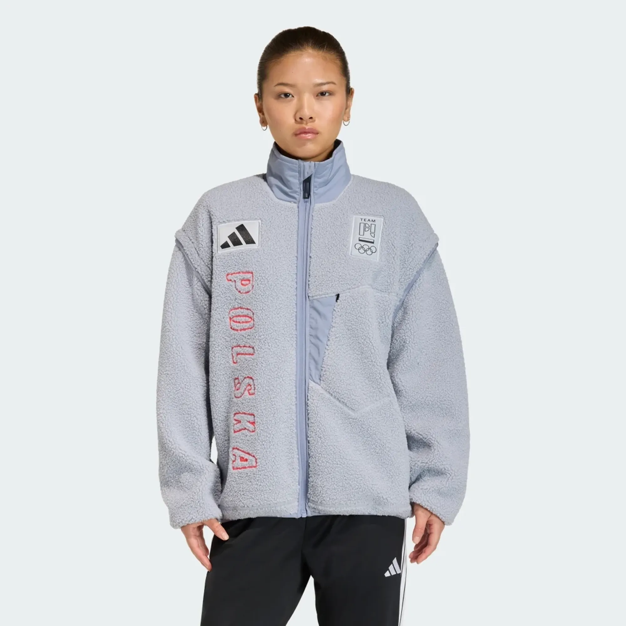 adidas POC XPLORIC HIGH PILE FLEECE JACKET