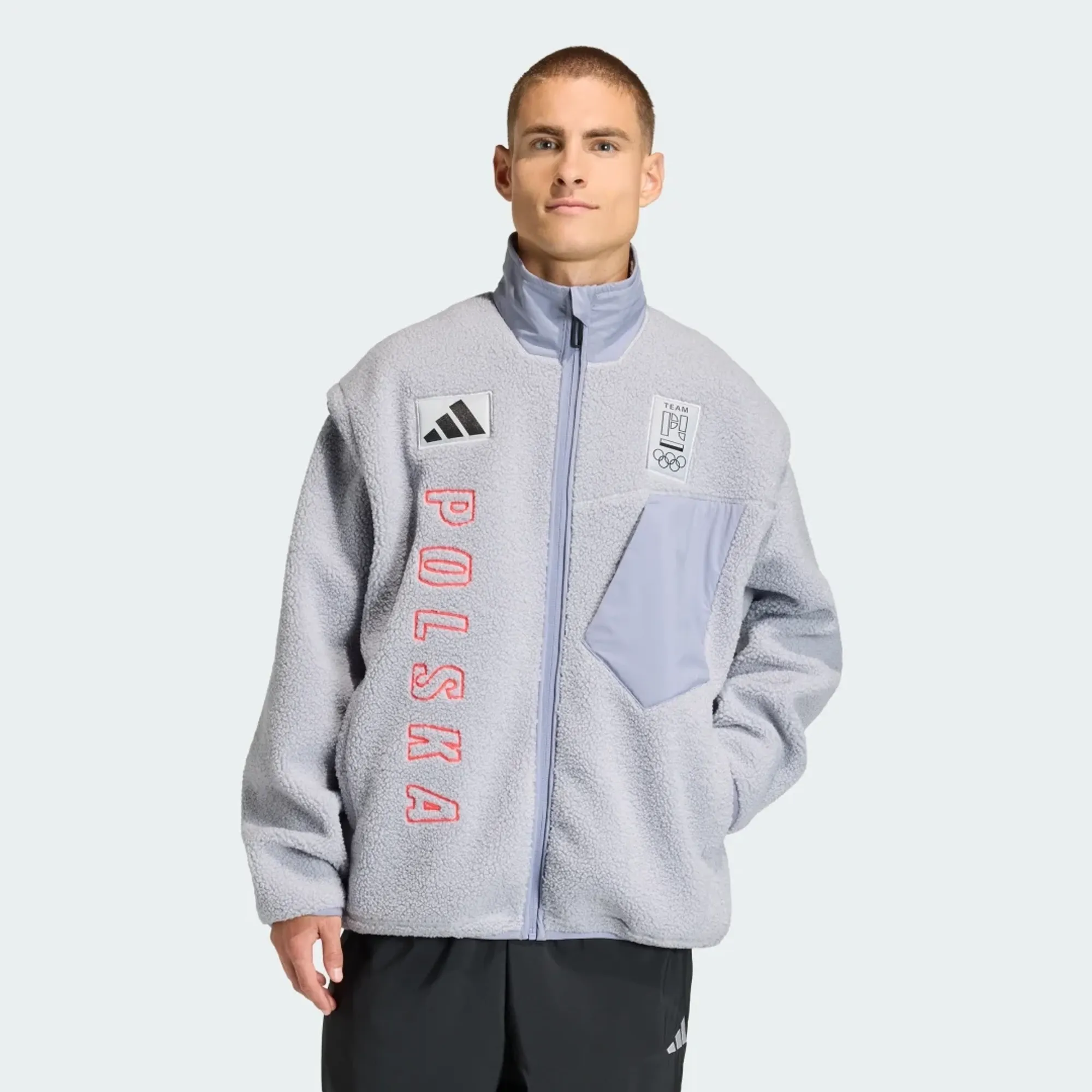 adidas POC XPLORIC HIGH PILE FLEECE JACKET