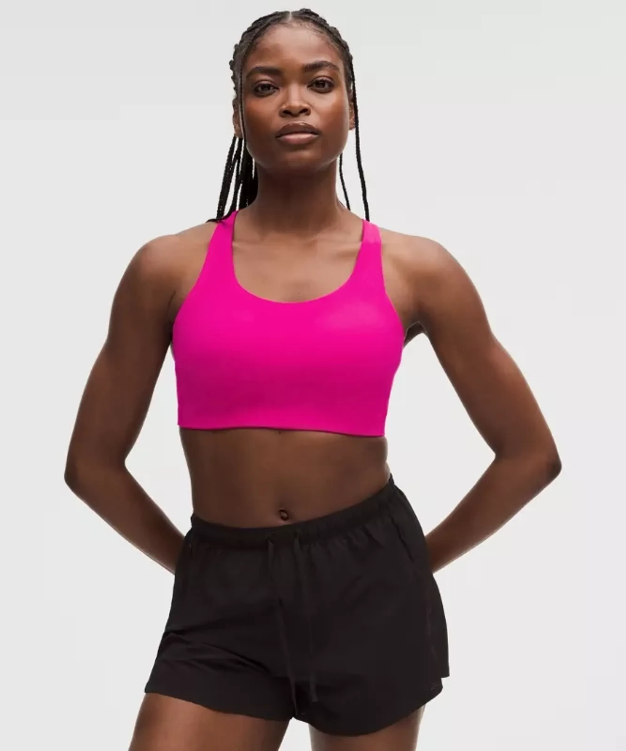 lululemon – Women's Energy Sports Bra High Support, B-G Cups – Color Pink – Size 36B