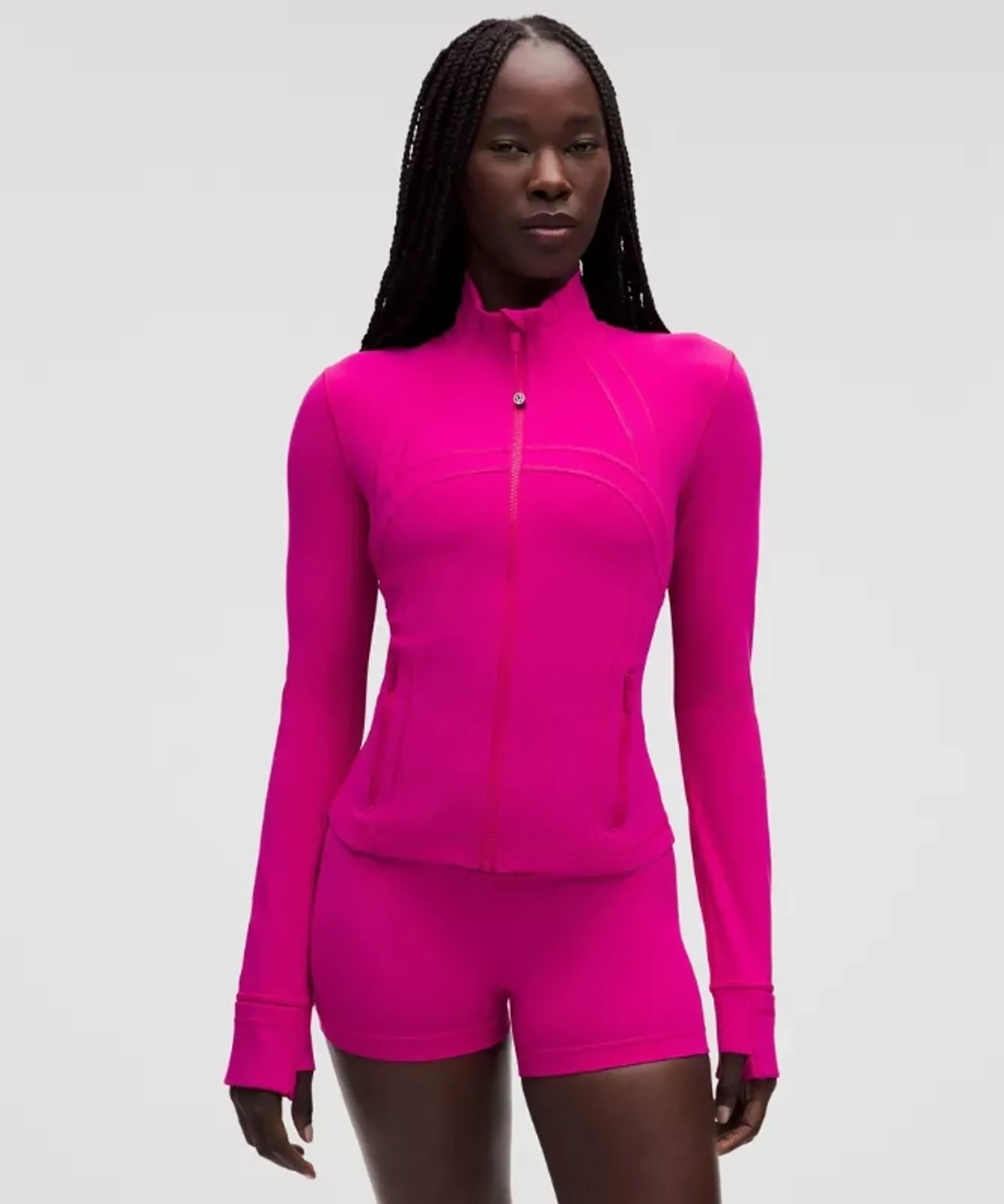 lululemon – Women's Define Cropped Jacket Nulu – Color Pink – Size 8