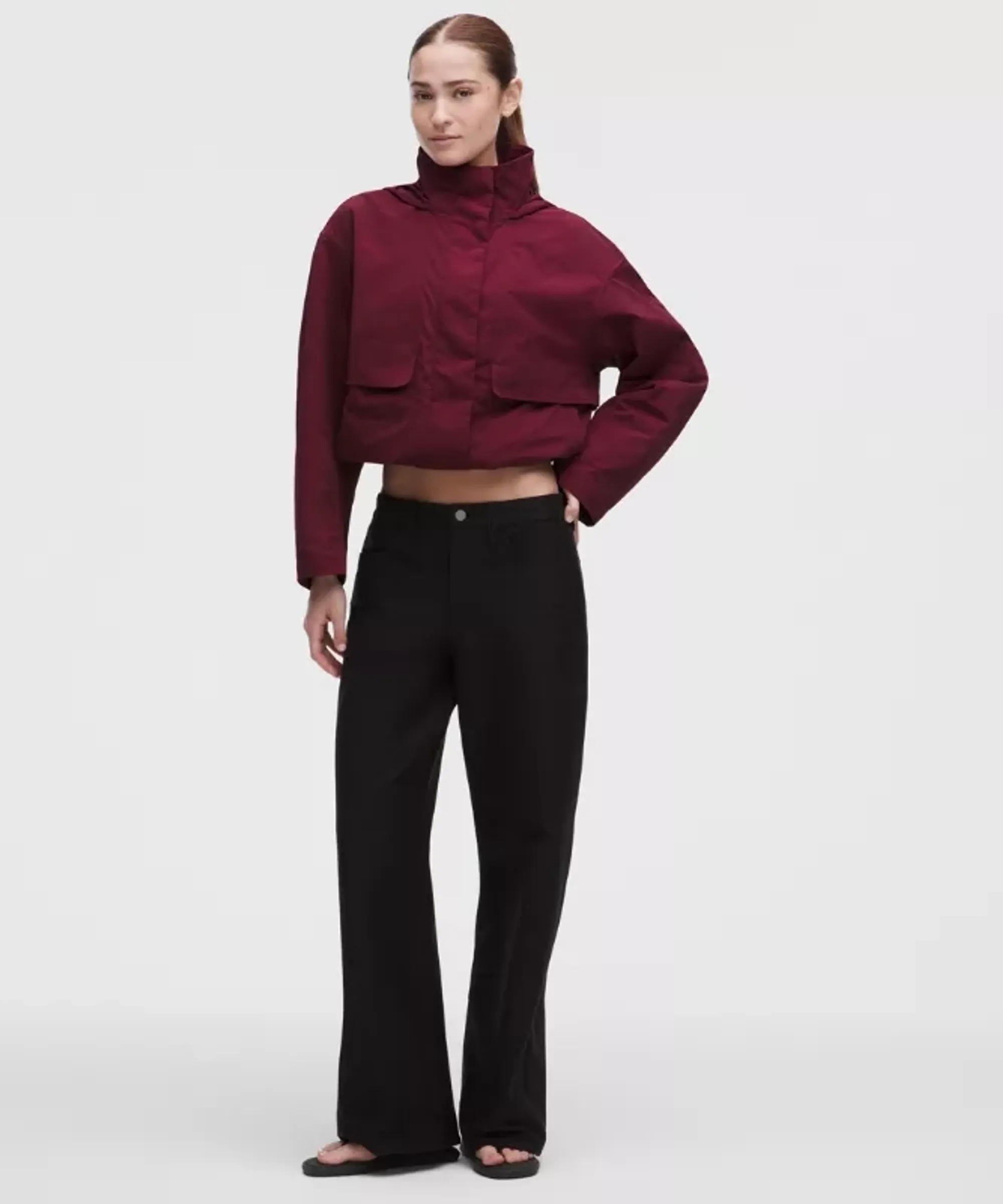 lululemon – Women's Always Effortless Jacket Evolve – Color Burgundy/Red – Size Large