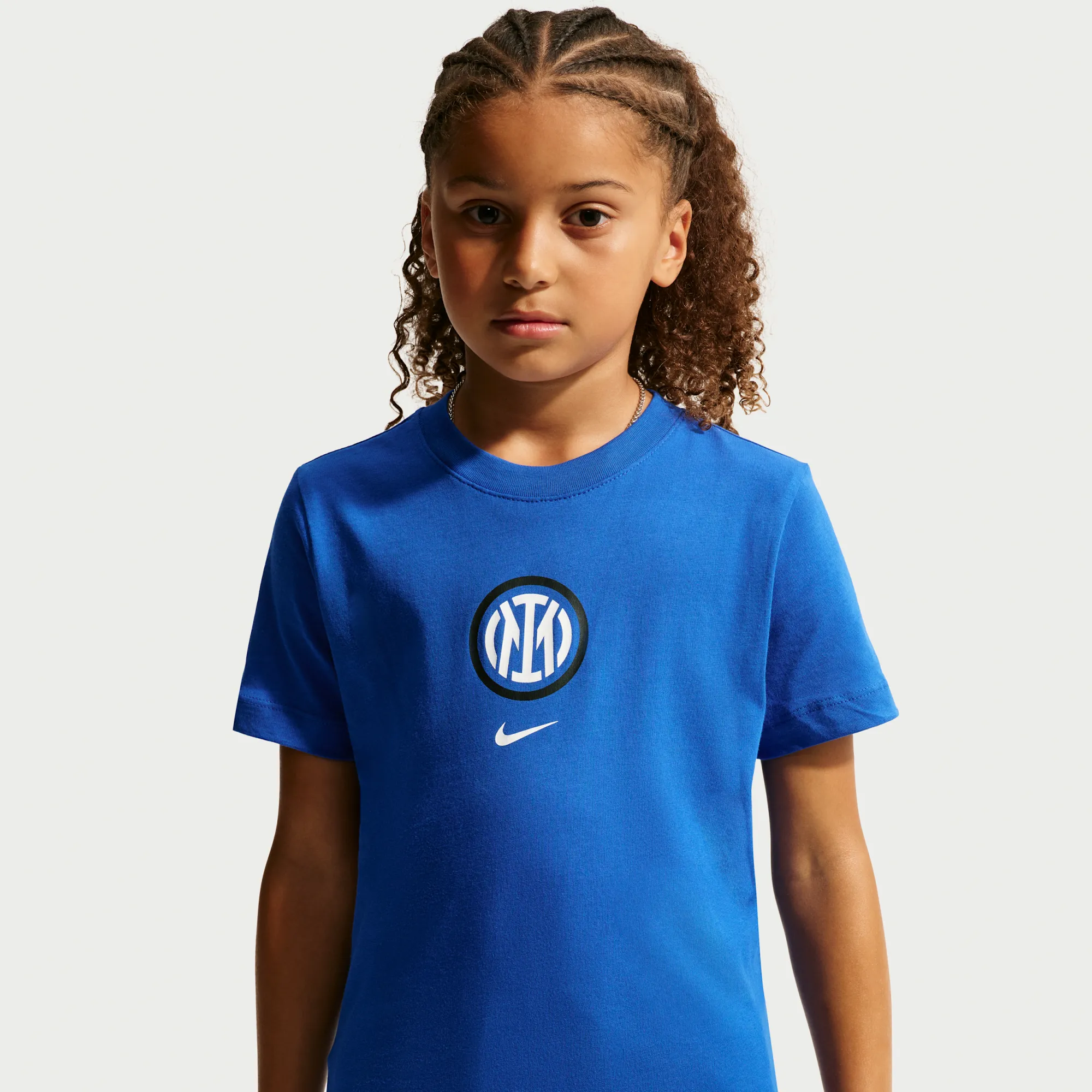 Inter Milan Older Kids' Nike Football T-Shirt - Blue