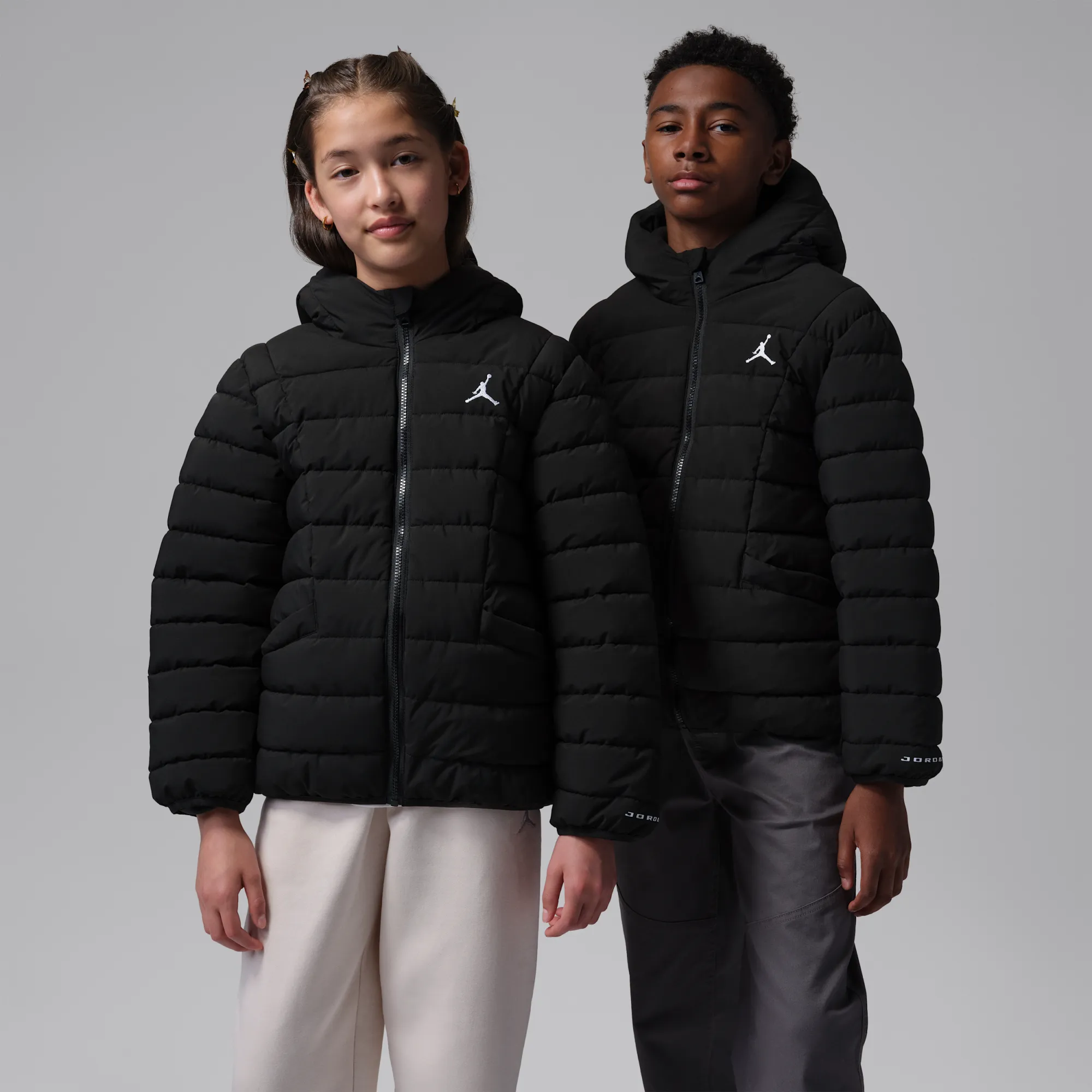 Nike Jordan Older Kids' Midweight Active Puffer Jacket - Black