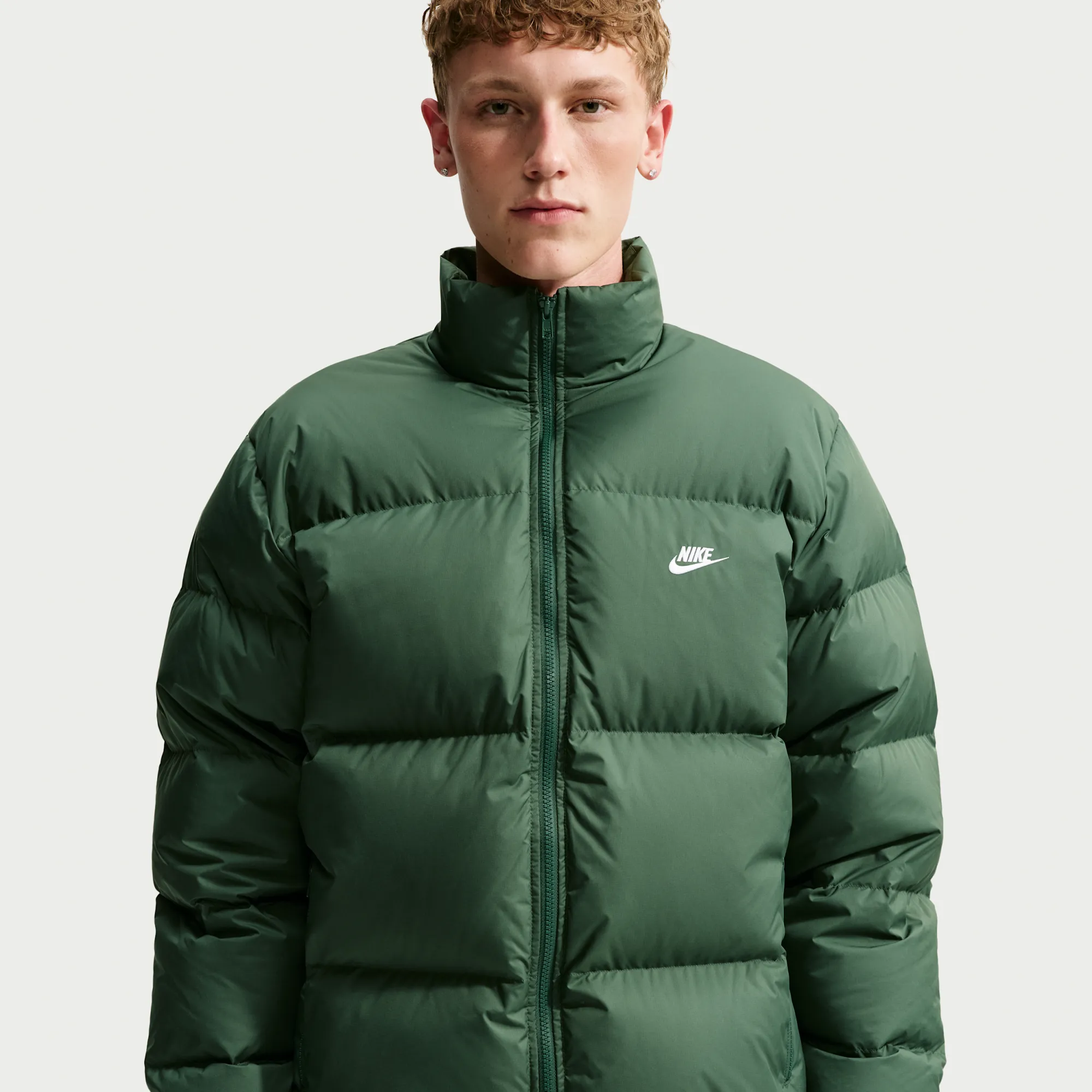 Nike Club Men's Therma-FIT Down Puffer Jacket - Green