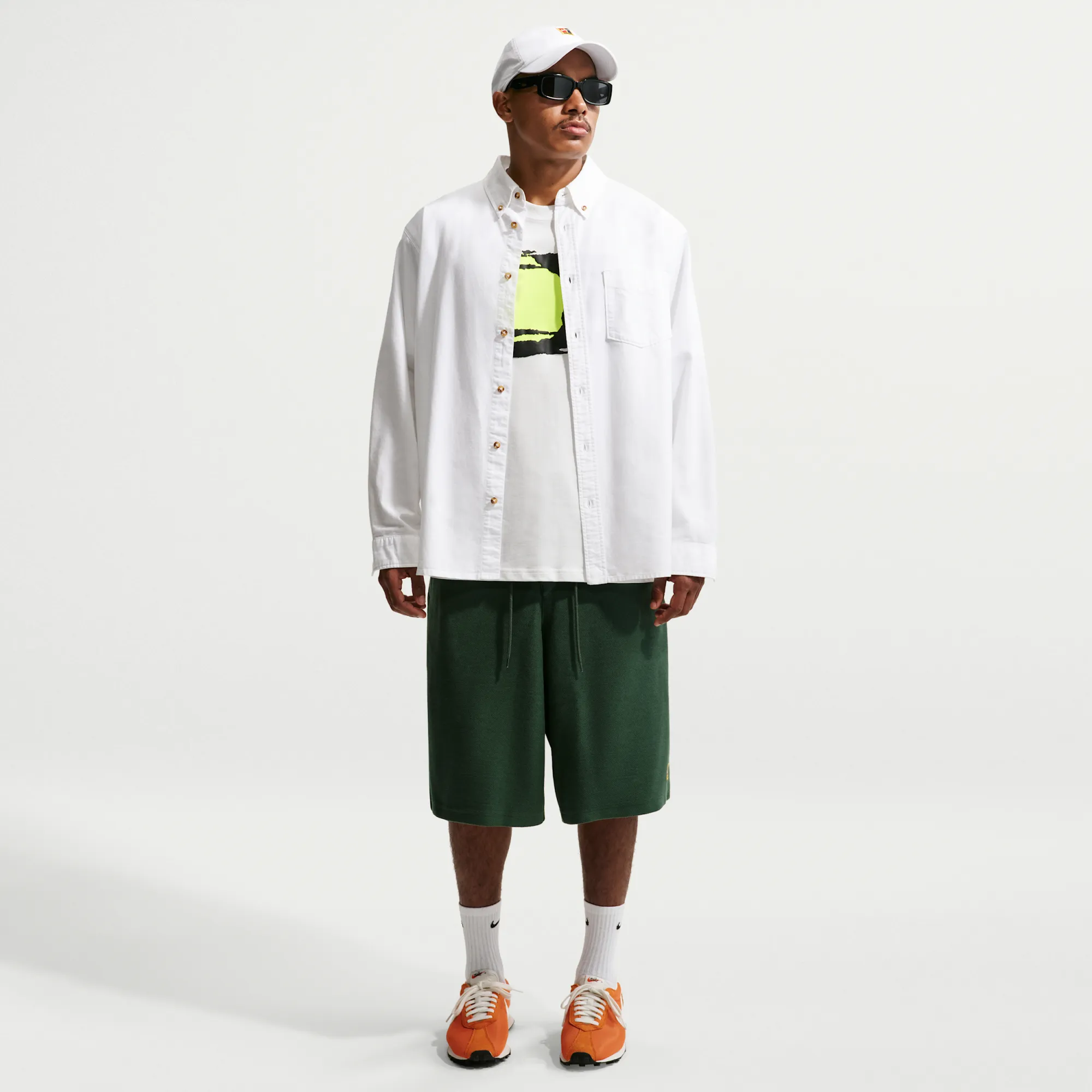 Nike Club Rules Men's French Terry Shorts - Green - Fleece