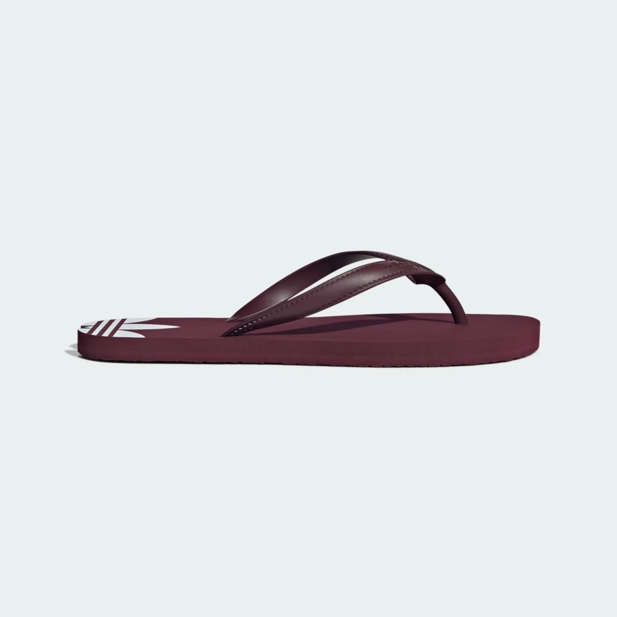 Adidas Originals Adisun Flipflops In Burgundy-Red