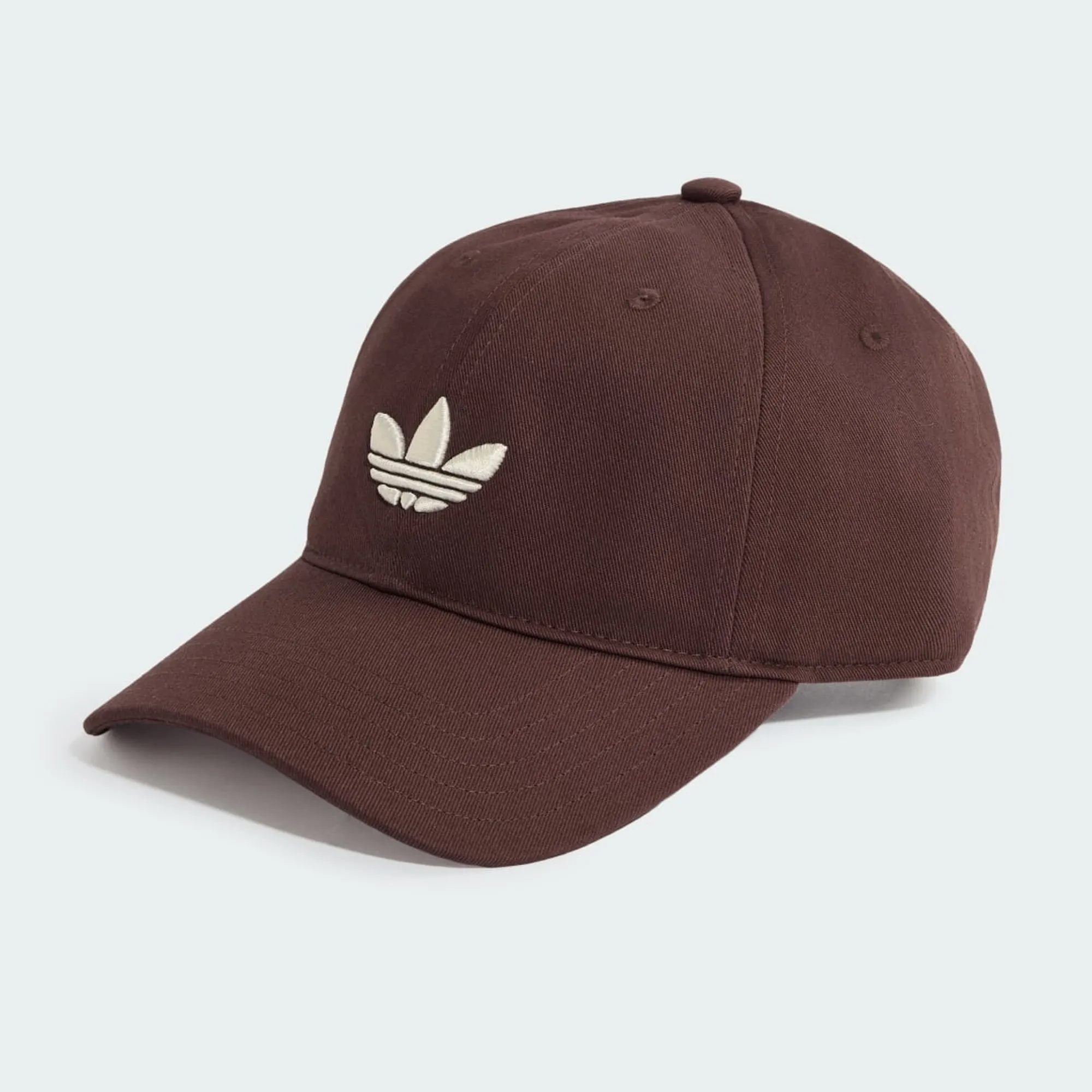 Adidas Originals Adicolor Classic Trefoil Baseball Cap In Aurora Ruby-Red