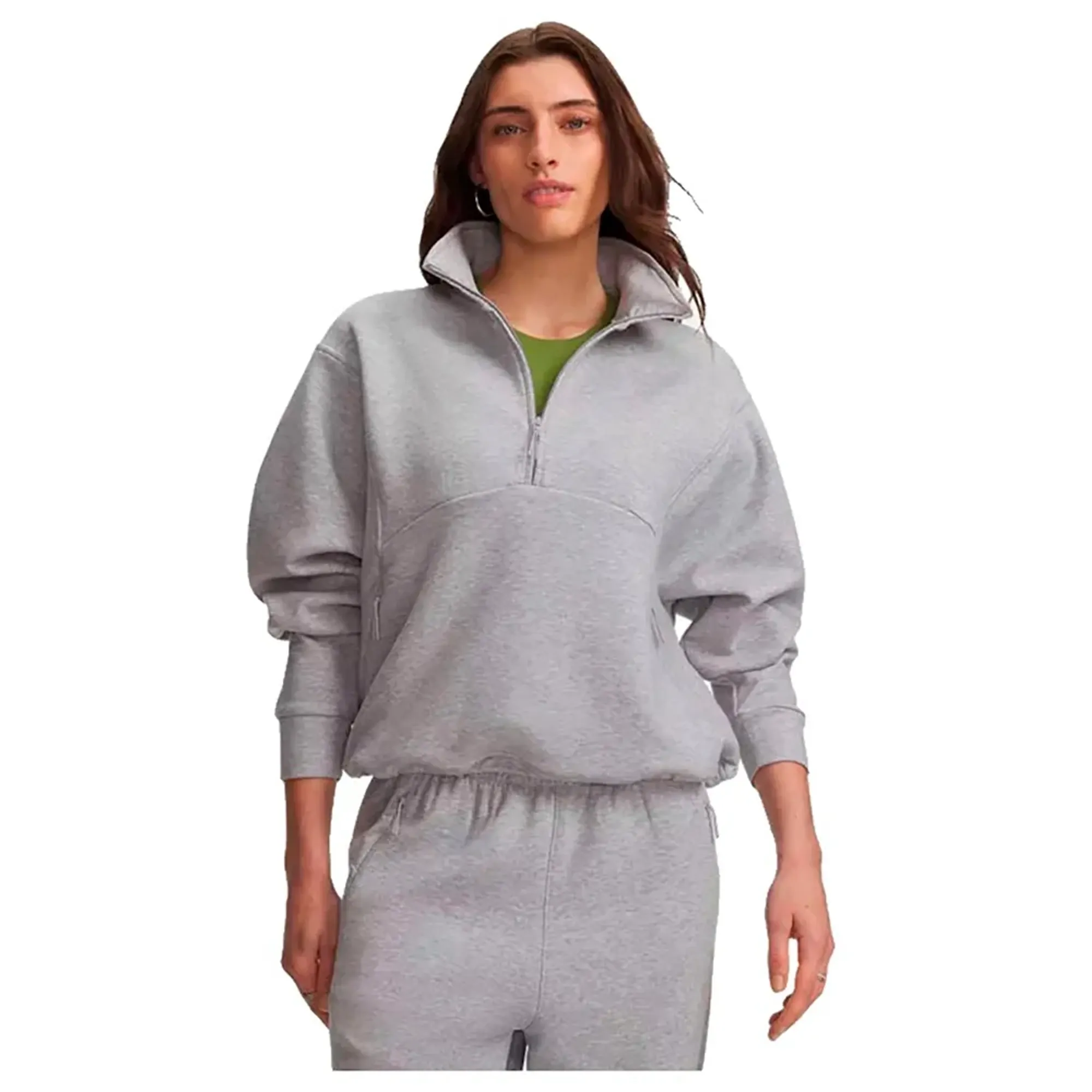 Under Armour  Unstoppable Fleece Women's ½ Zip Mod Gray Light Heather / Mod Gray L