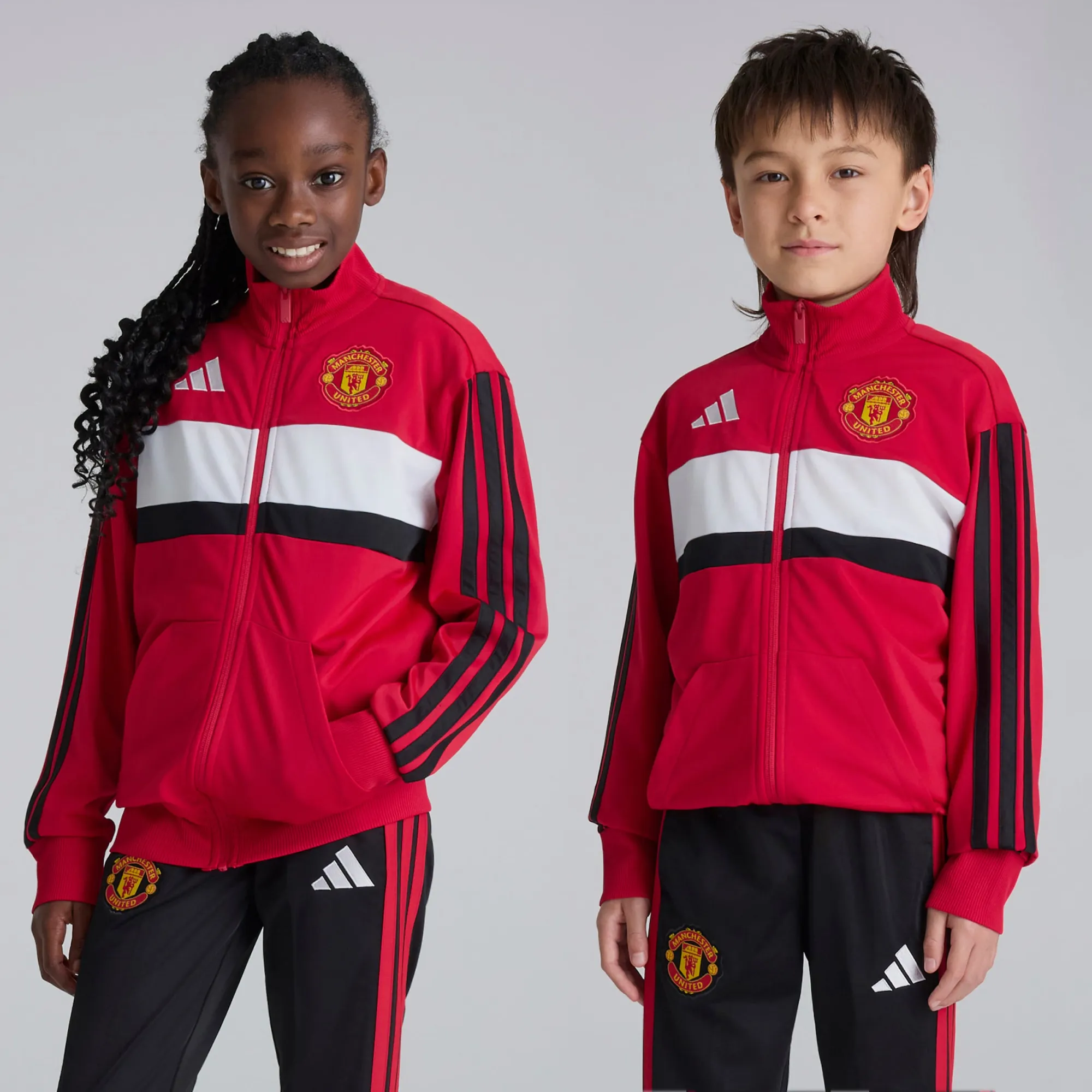 Manchester United x adidas Kids DNA Tracksuit Red