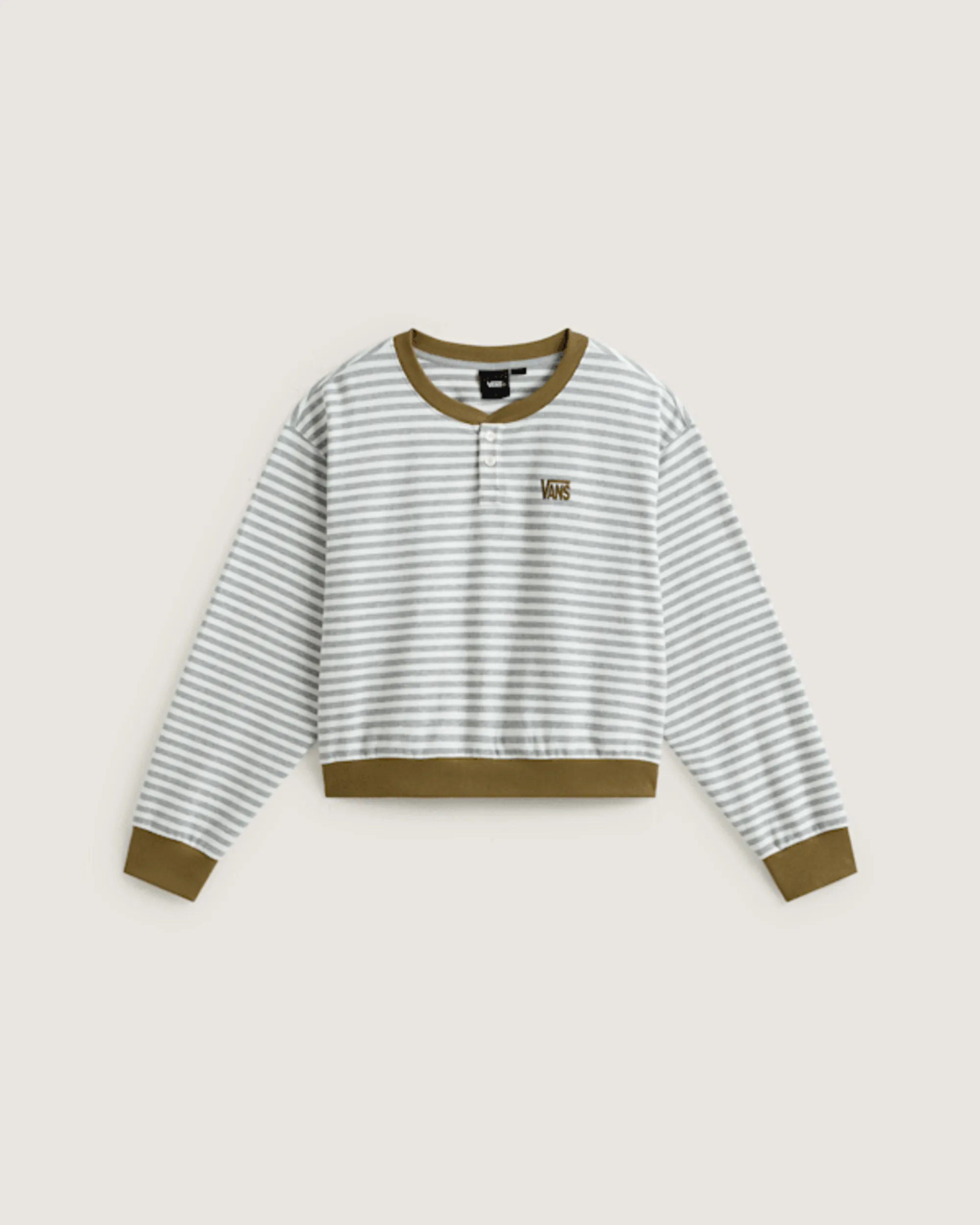 Vans - Molly Henley Pullover Marshmallow/Cement Heathe, Woman, Grey