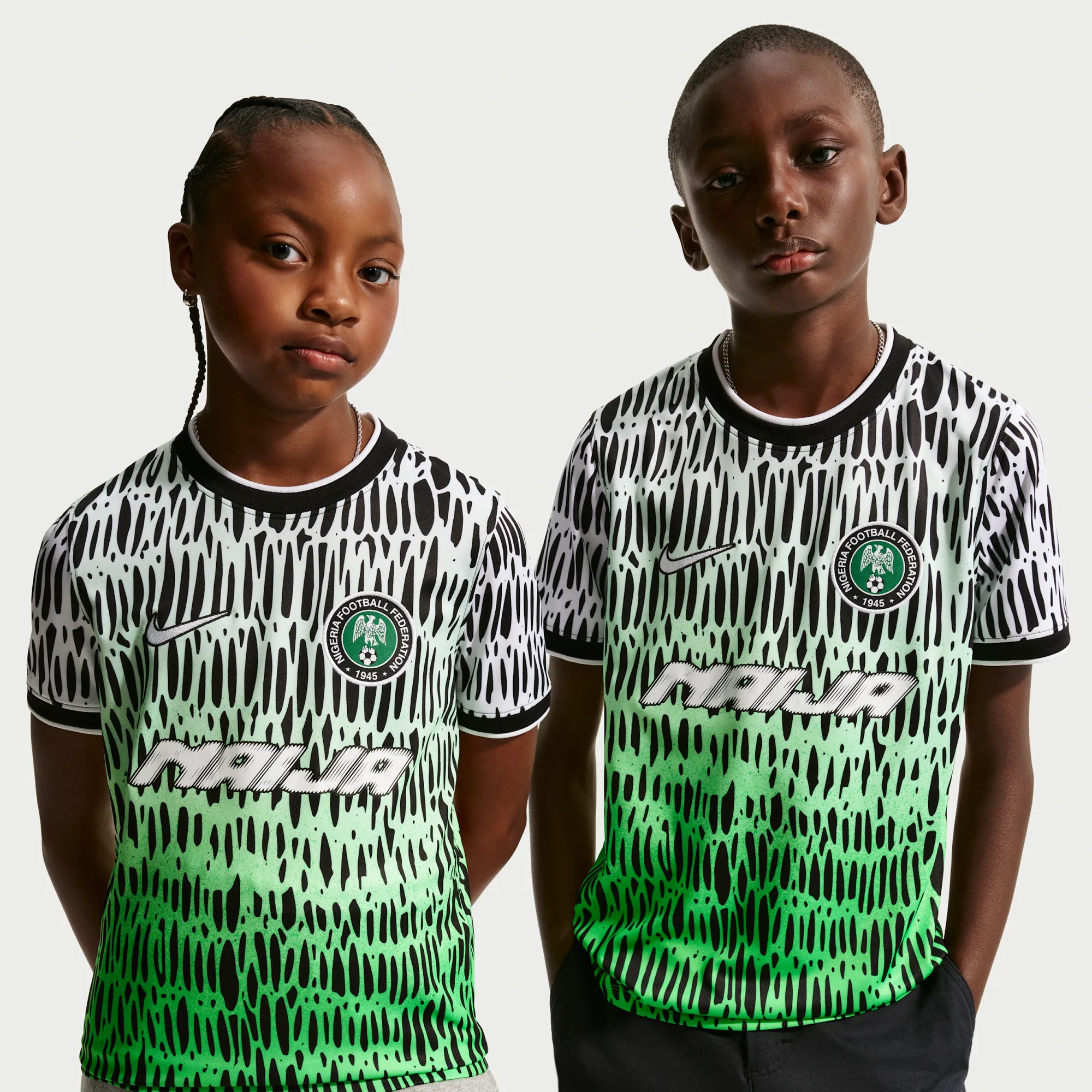 Nike x Nigeria x Slawn Dri-FIT Short-Sleeve Football Top - Black