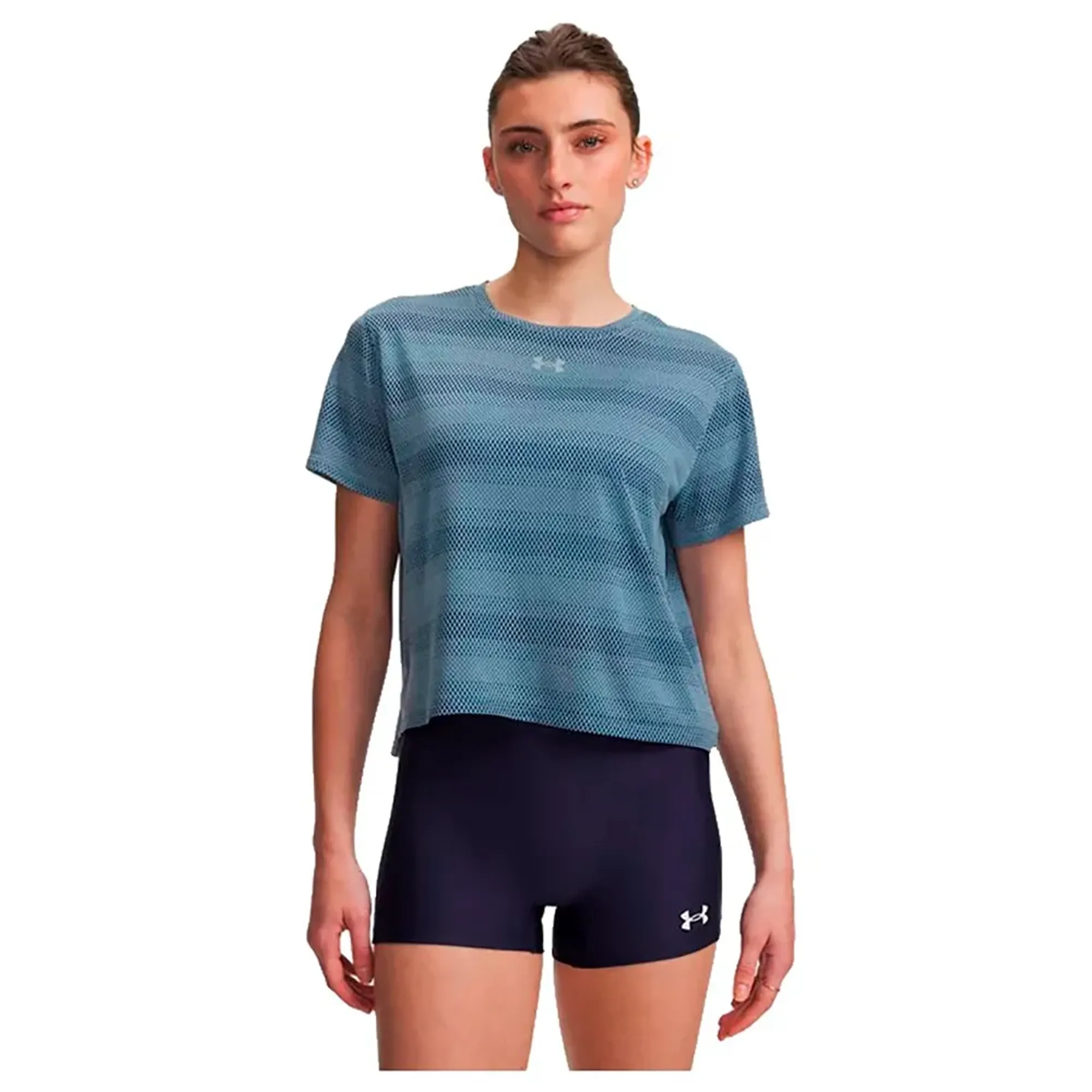 Under Armour  Velociti Women's Short Sleeve Blue Wind / Reflective L