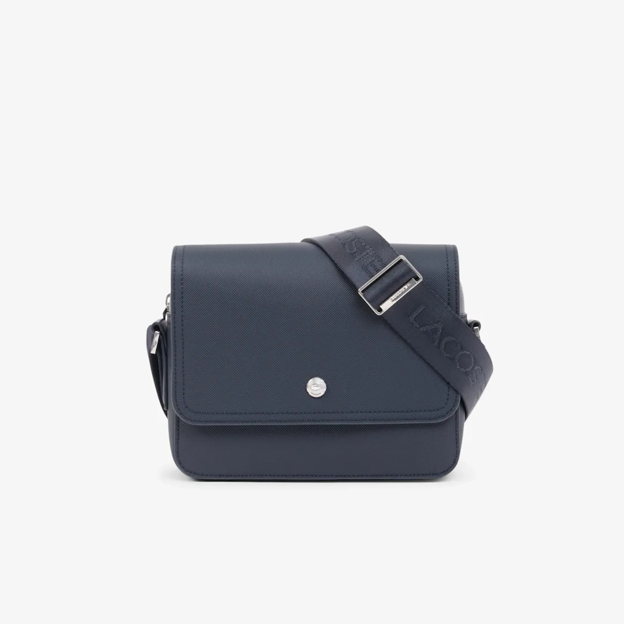Lacoste Small Langon Petit Piqué Messenger Bag - Navy