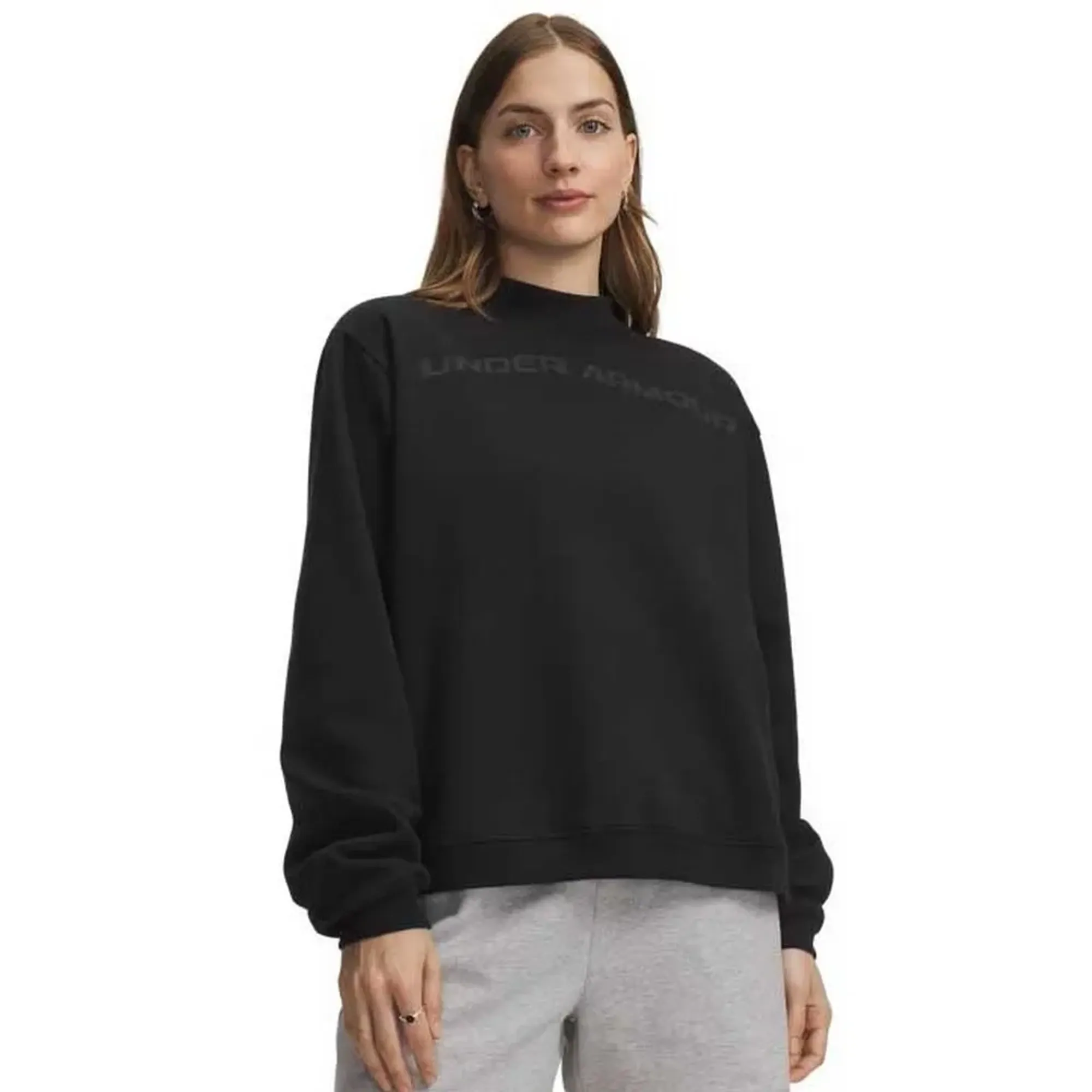 Under Armour Icon Fleece Mock Neck Sweatshirt
