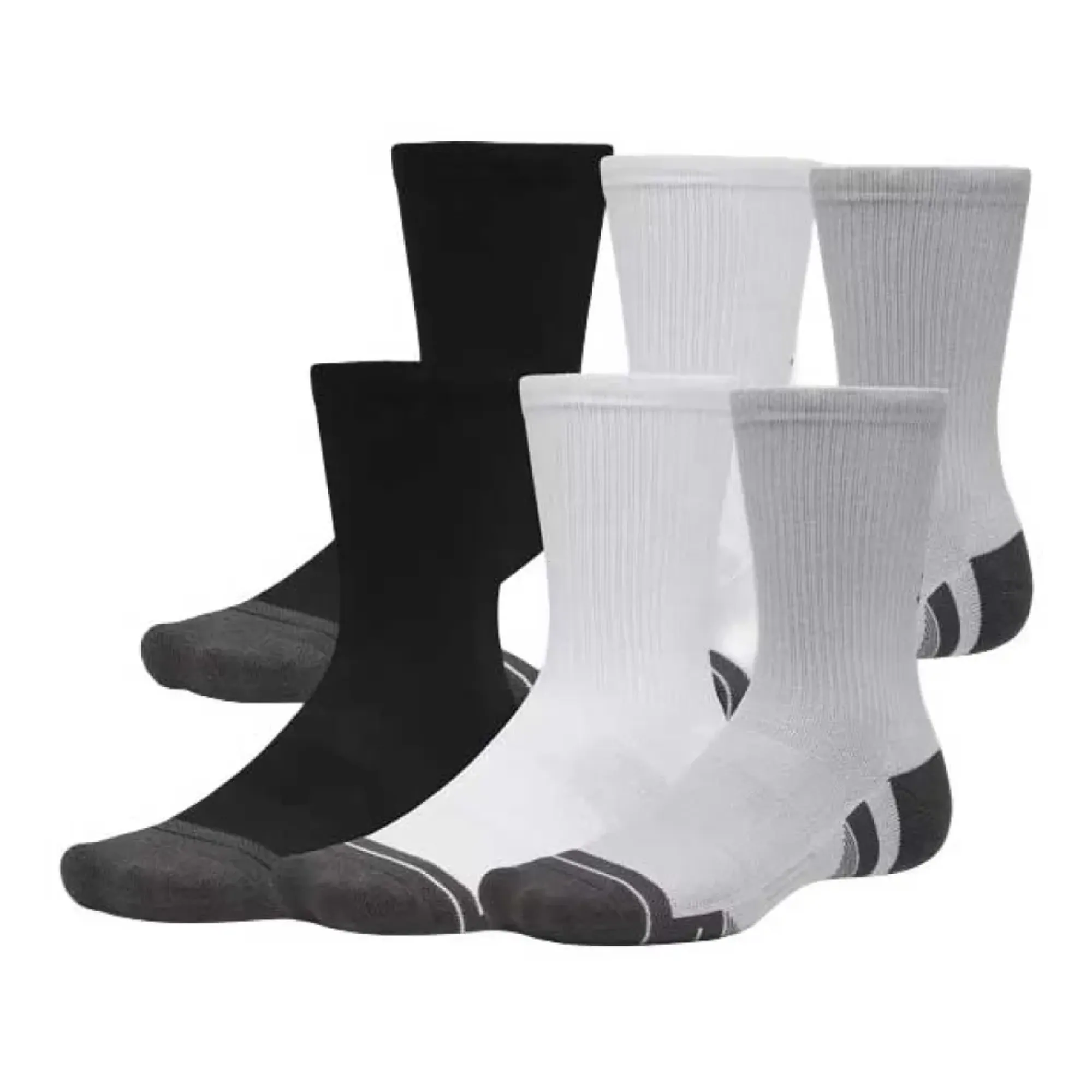 Under Armour New Performance Tech Crew Socks 6 Pairs