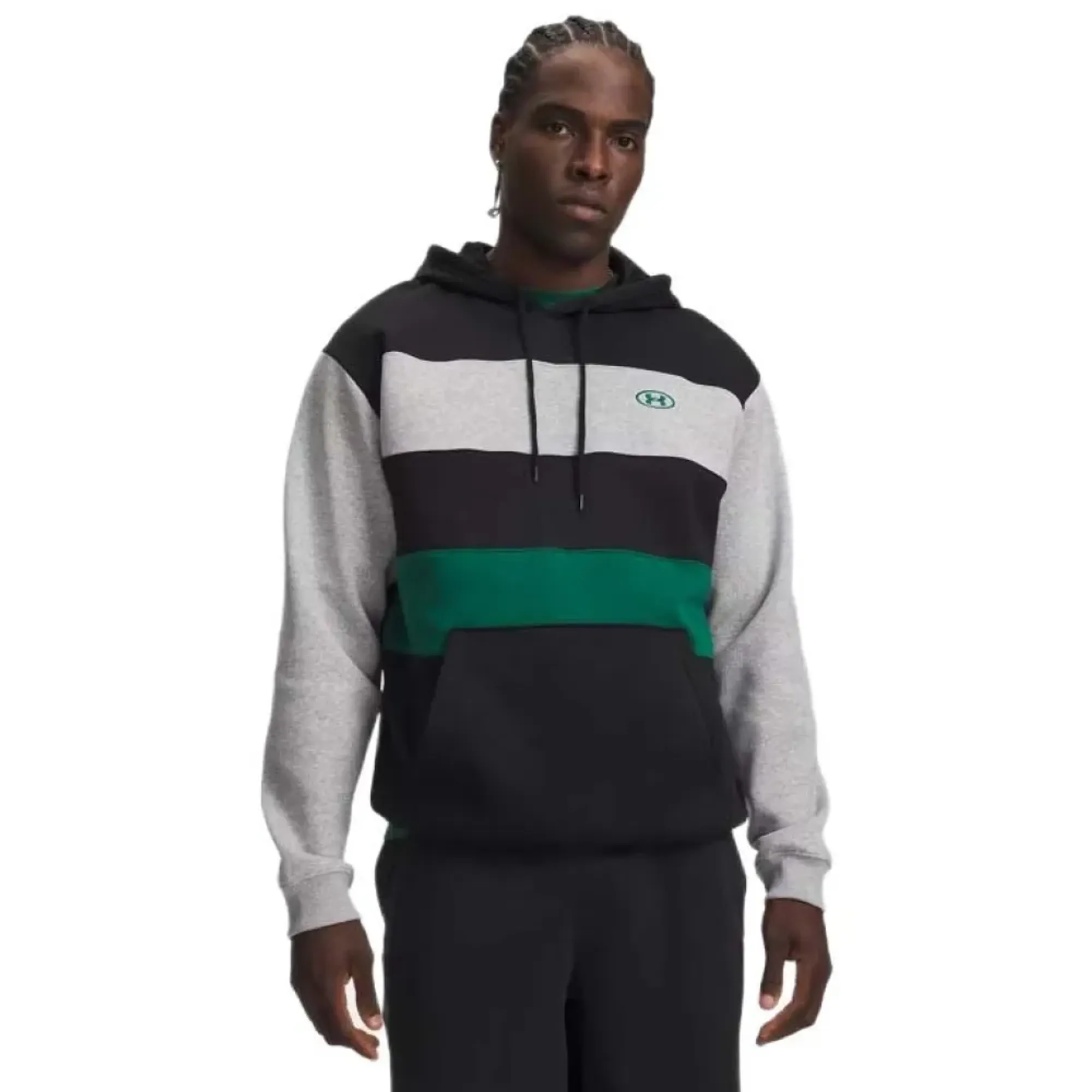 Under Armour Rival Fleece Striped Hoodie