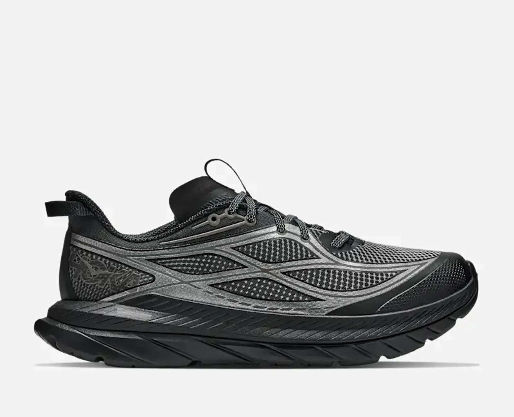 Hoka Men's Mach Remastered Aura Lifestyle Shoes In Black/Steel