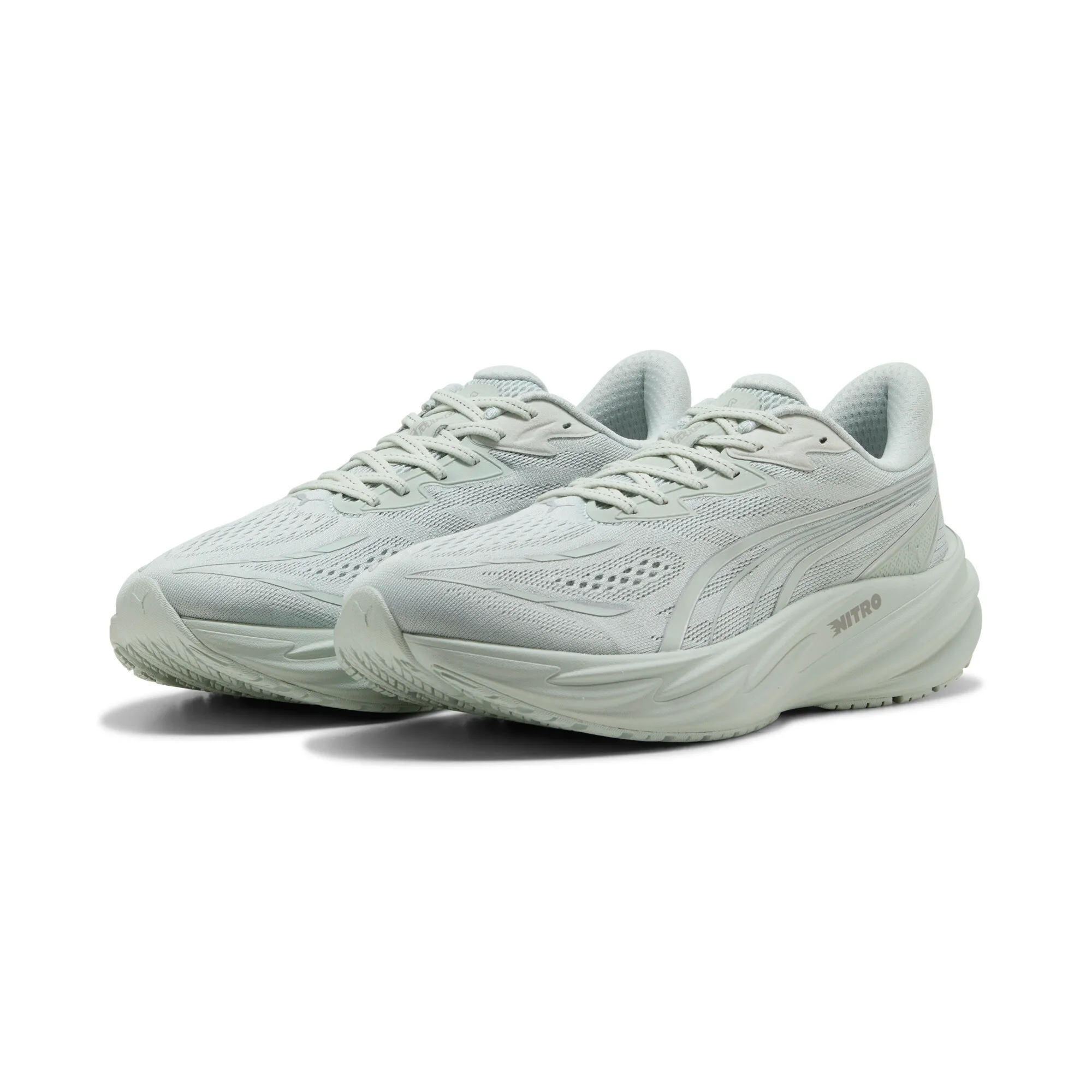 PUMA Velocity NITRO 5 Running Shoes Men in Green | Size 8