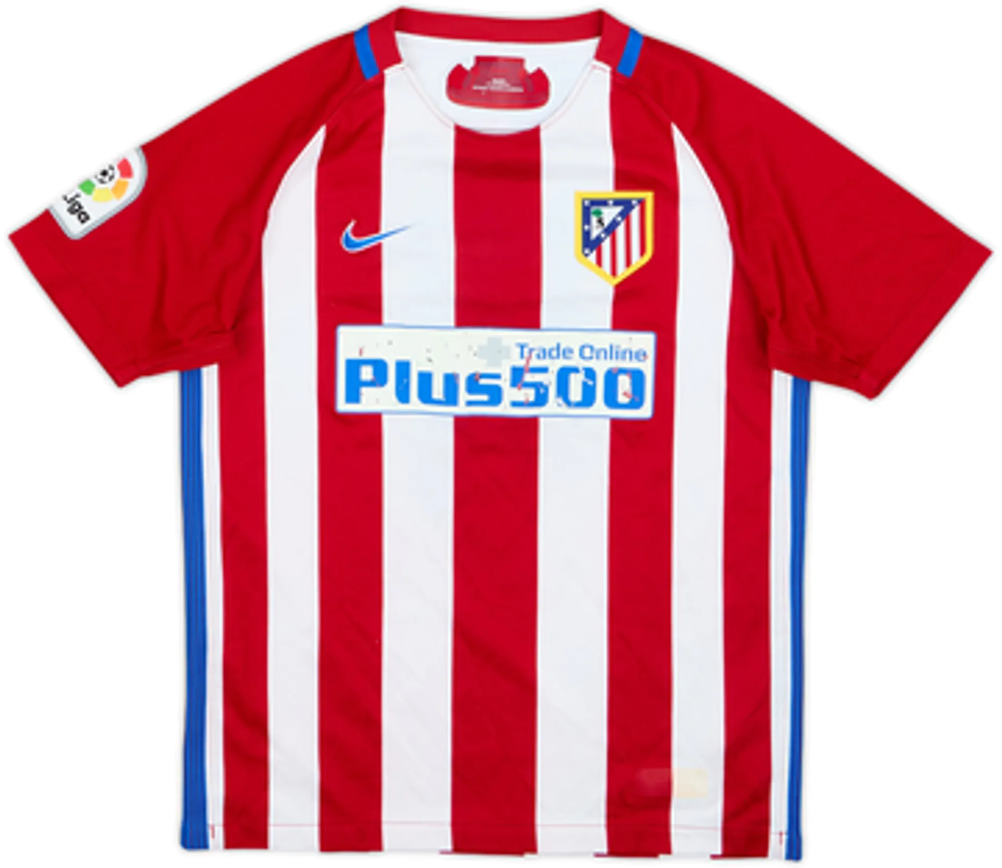 2016-17 Atletico Madrid Home Shirt Griezmann #7 - 4/10 - (M.Boys)