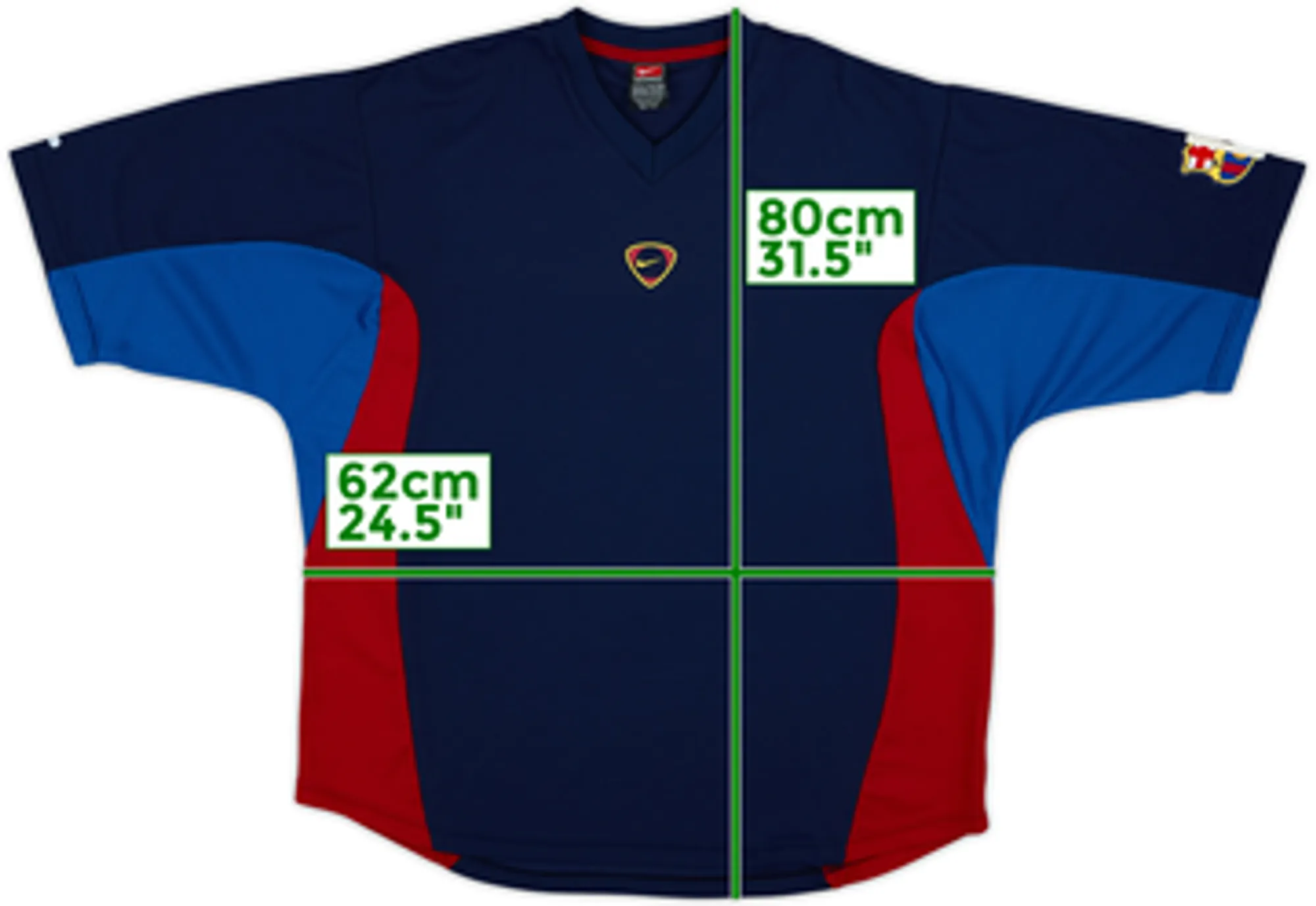 2000-01 Barcelona Nike Training Shirt - 8/10 - (XL)