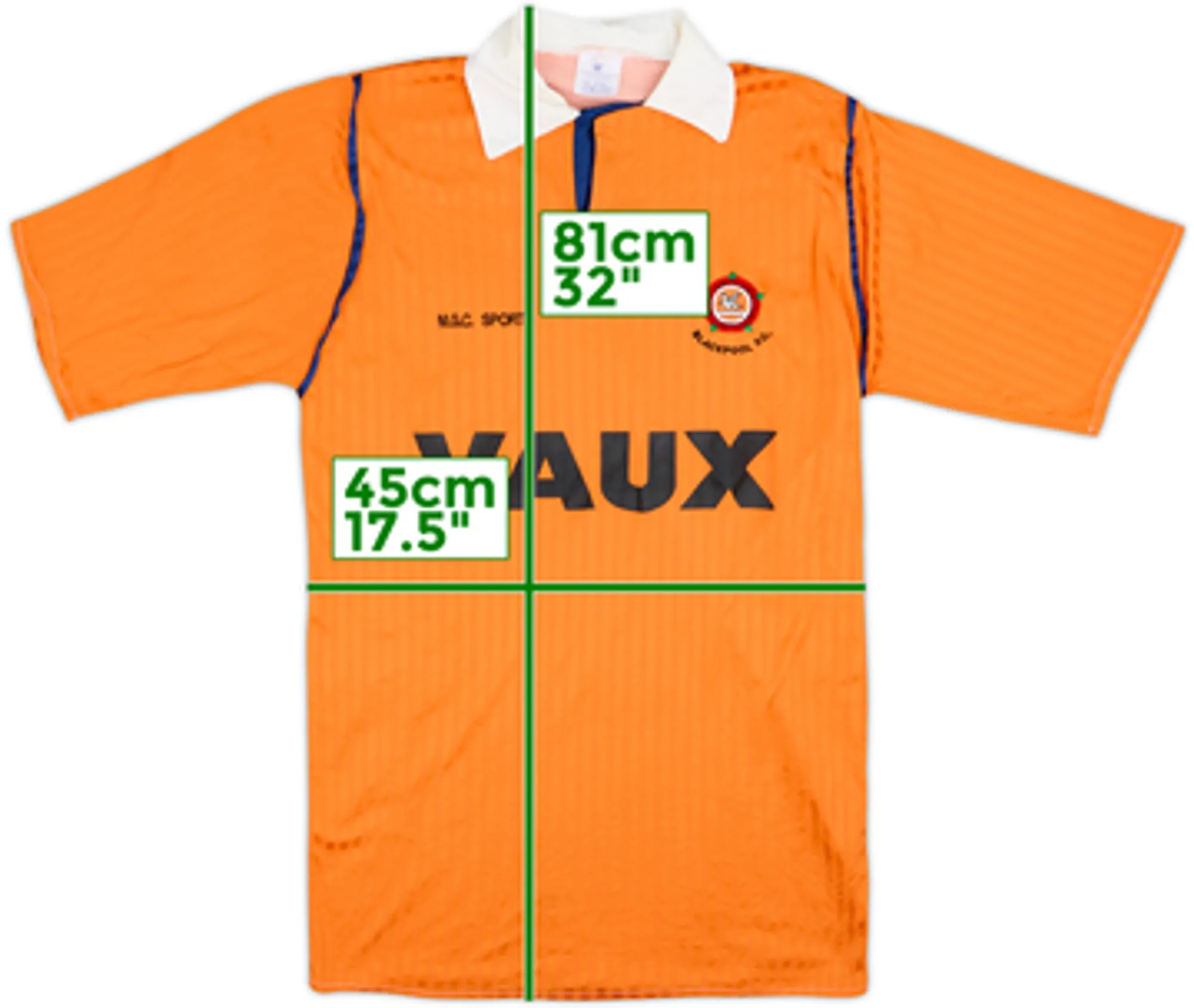 1990-91 Blackpool Home Shirt - 8/10 - (Y)