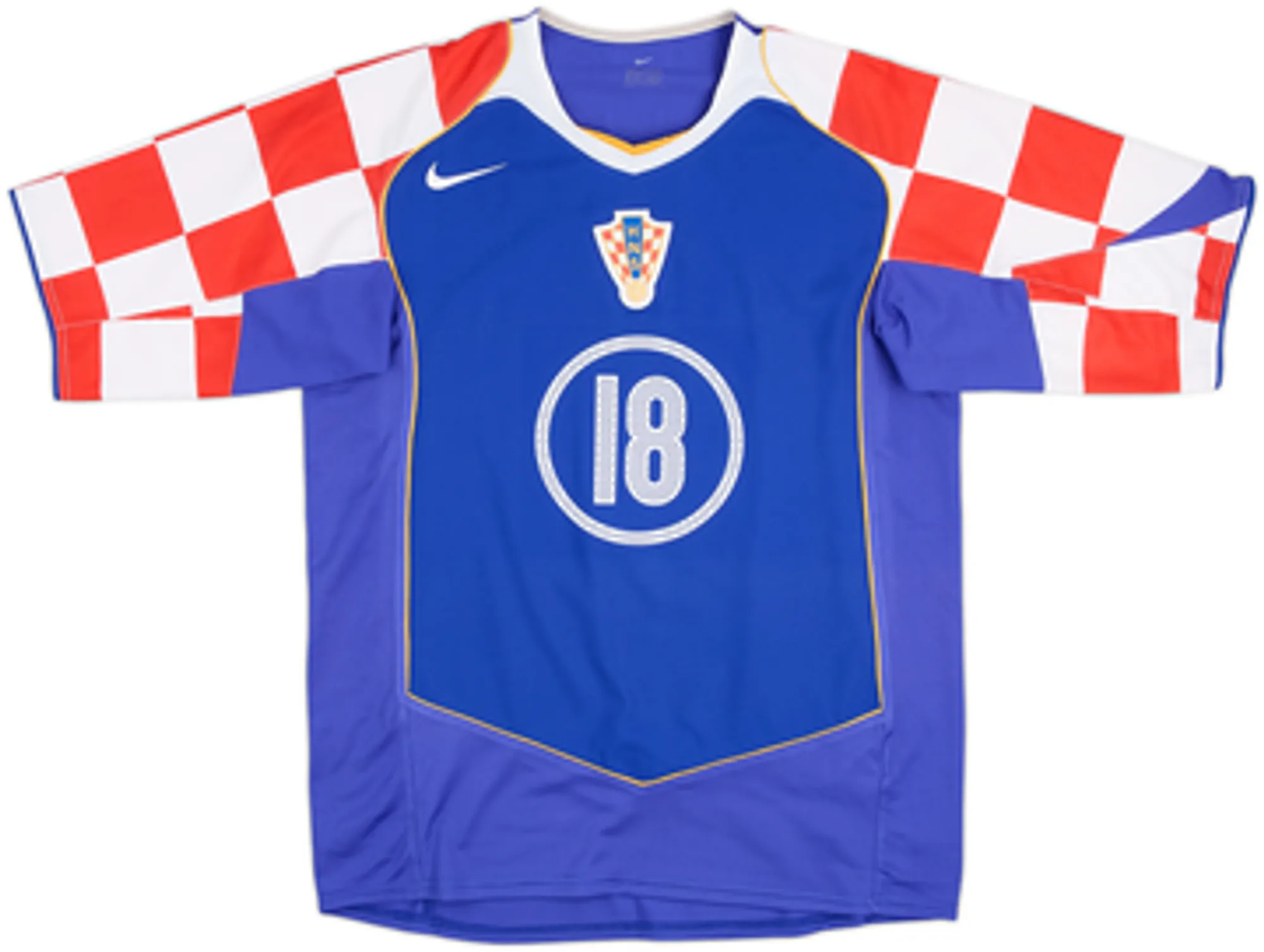 2004-06 Croatia Away Shirt Olic #18 - 9/10 - (M)