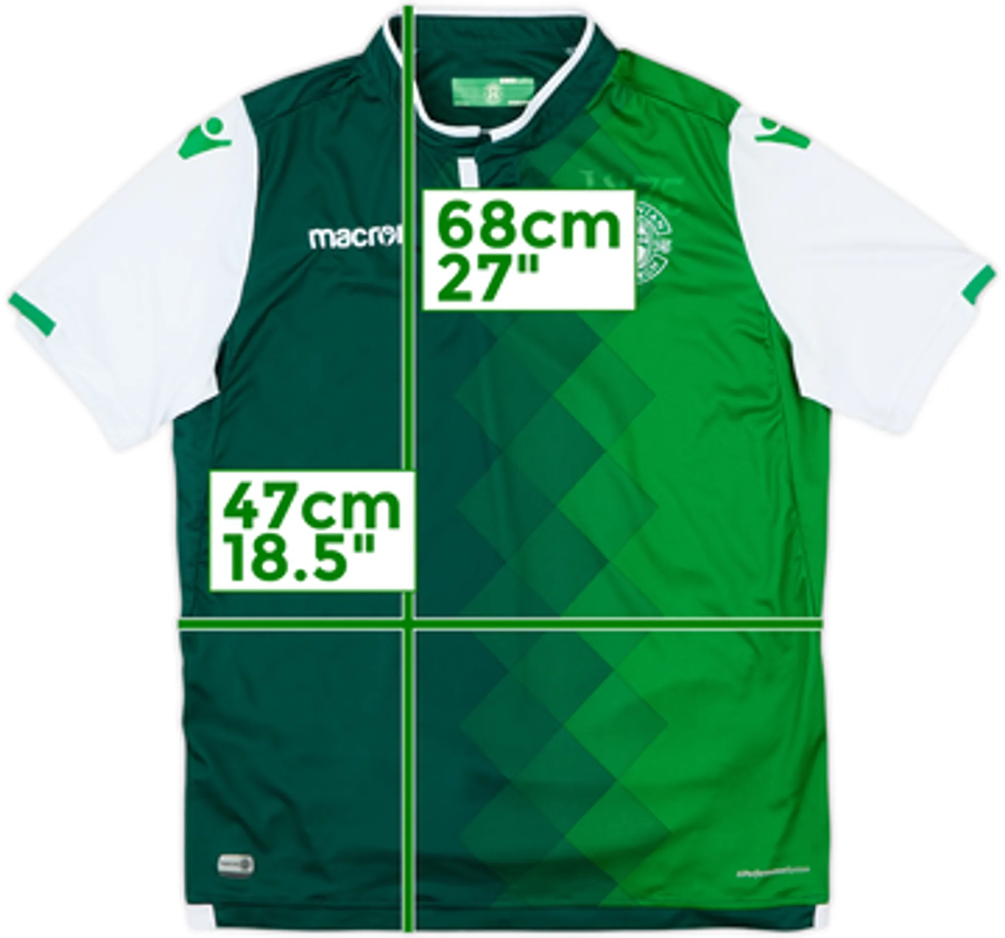 2018-19 Hibernian Home Shirt - 8/10 - (XL.Boys)