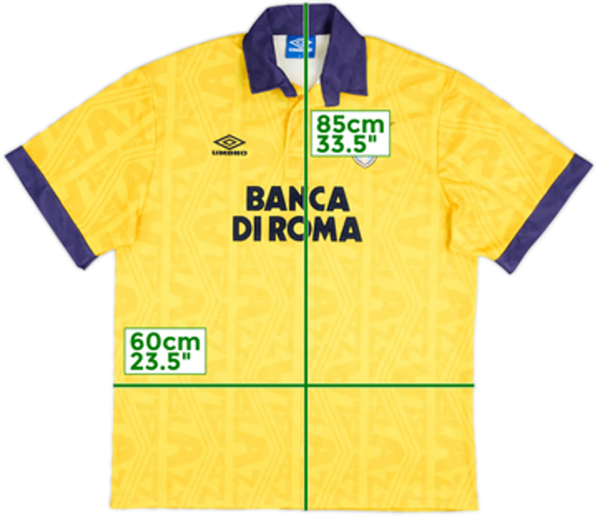 1993-94 Lazio Away Shirt - 9/10 - (XL)