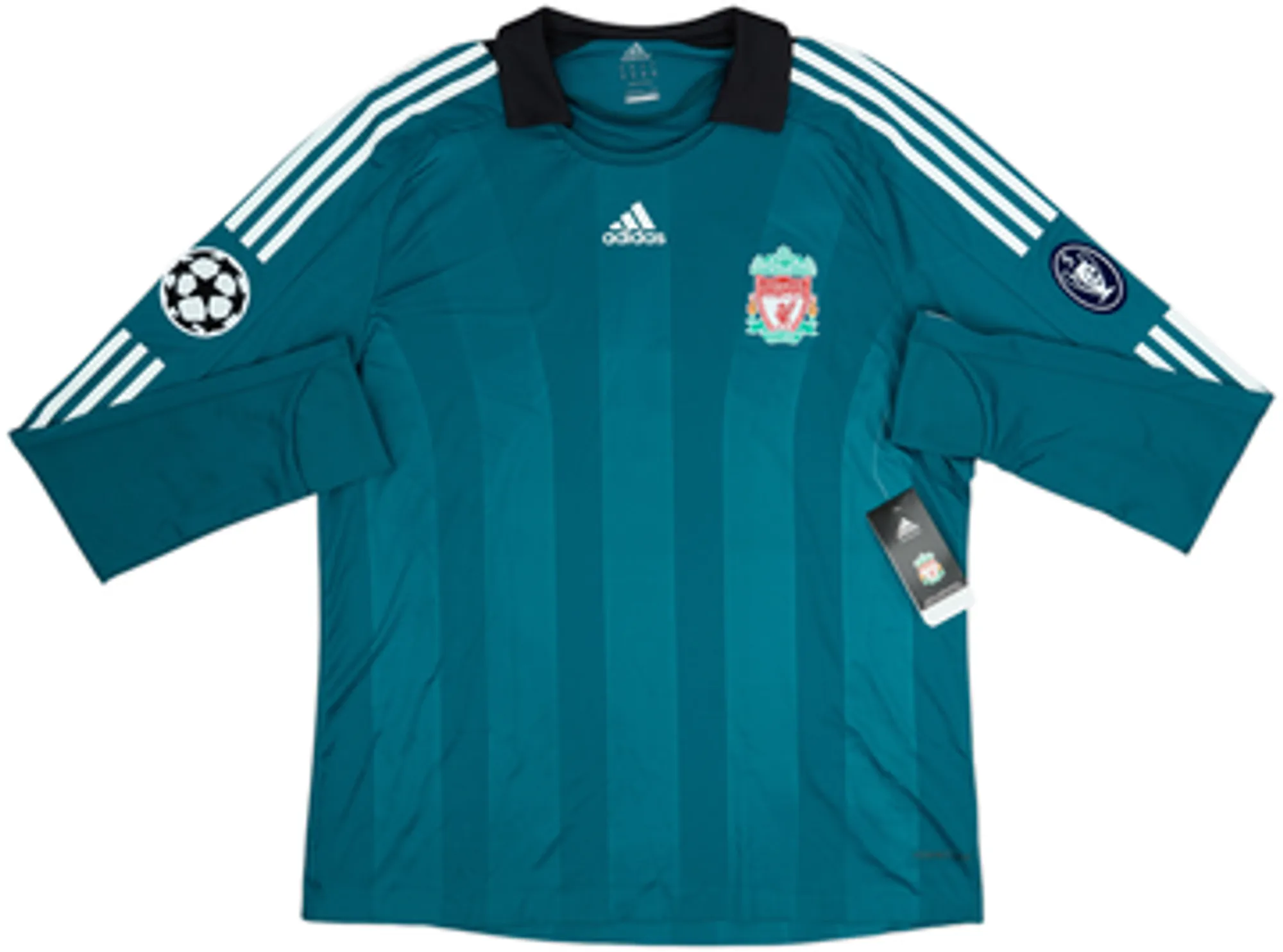 2008-09 Liverpool Player Issue Third L/S Shirt Torres #9 (XL)