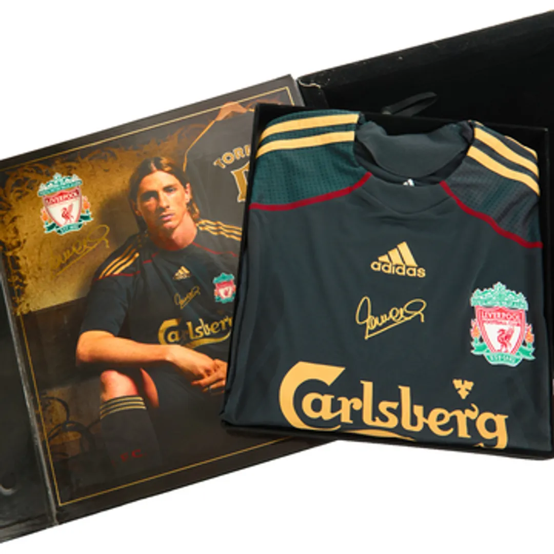 2009-10 Liverpool Limited Edition Away Shirt 2702/9999 Torres #9