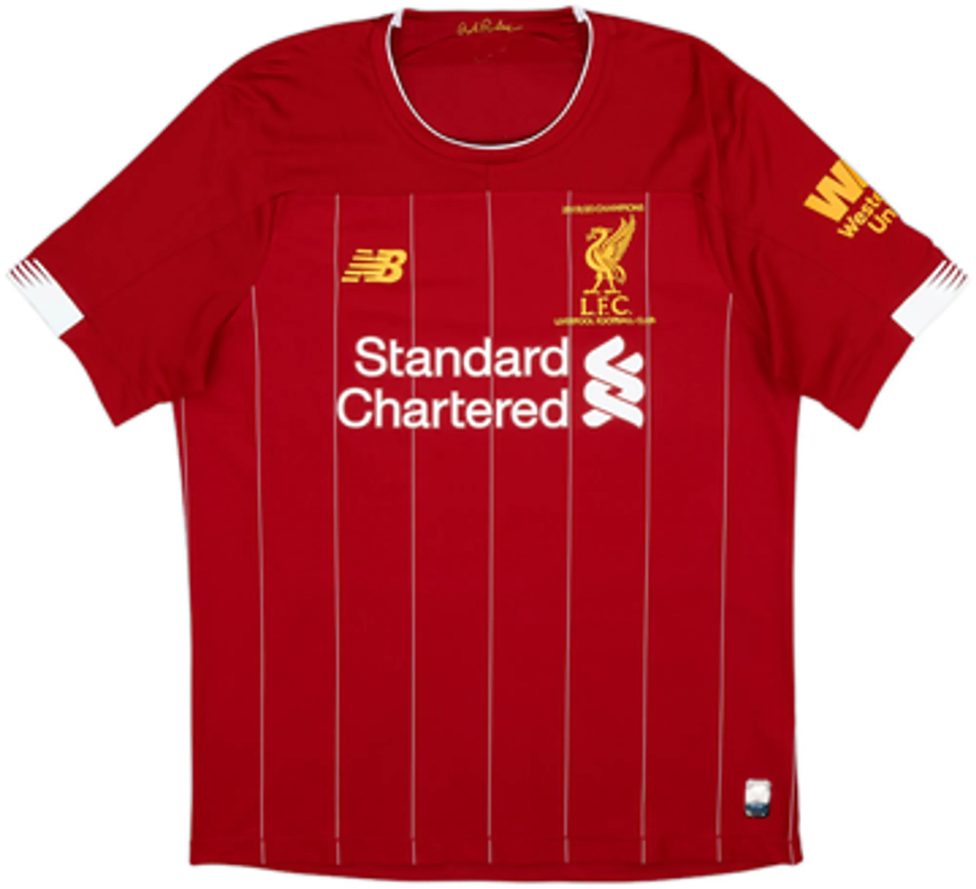 2019-20 Liverpool 'Champions' Home Shirt M.Salah #11 - 7/10 - (M)